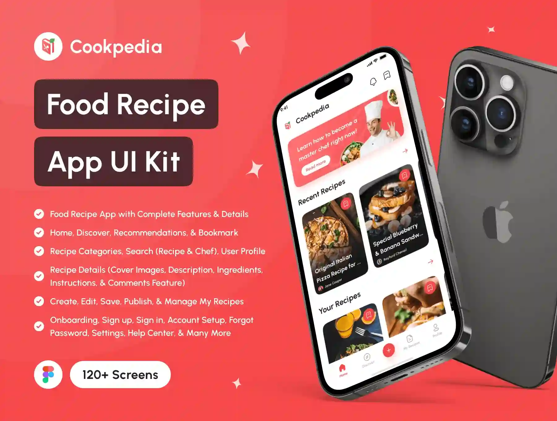 Food Recipe App UI Kit