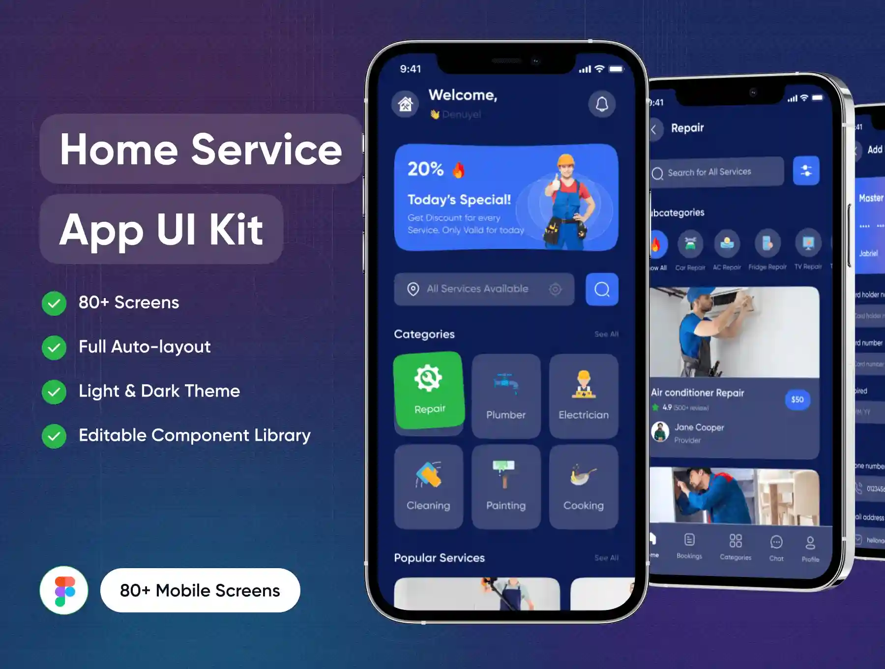 Home Service App Ui Kit
