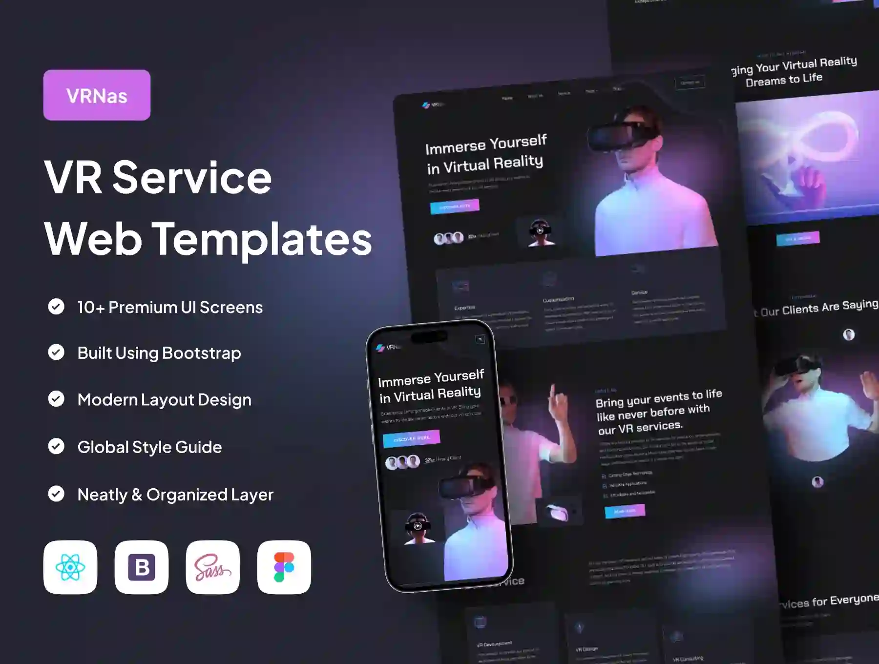 VR Service Web Templates