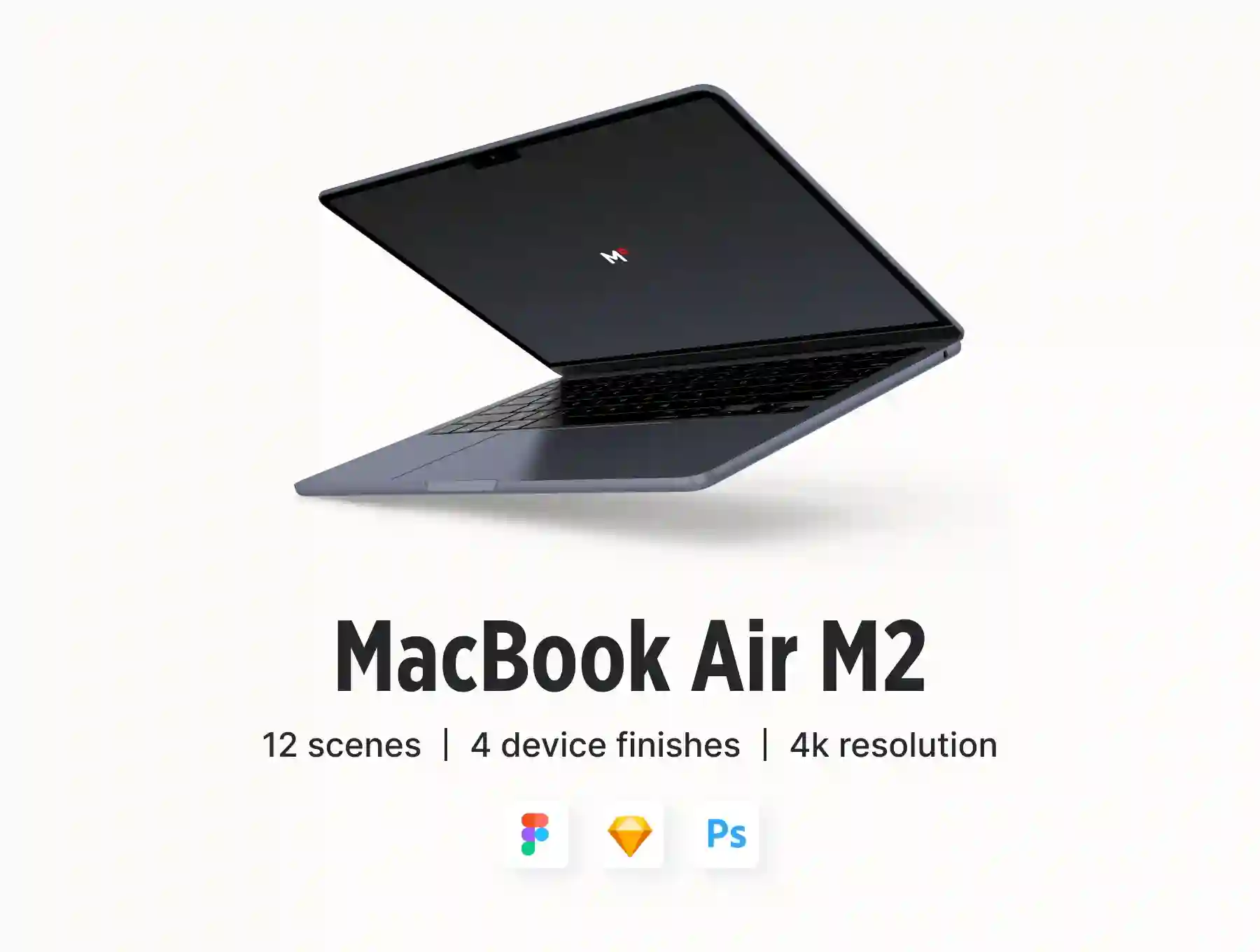 MacBook Air M2 Mockups