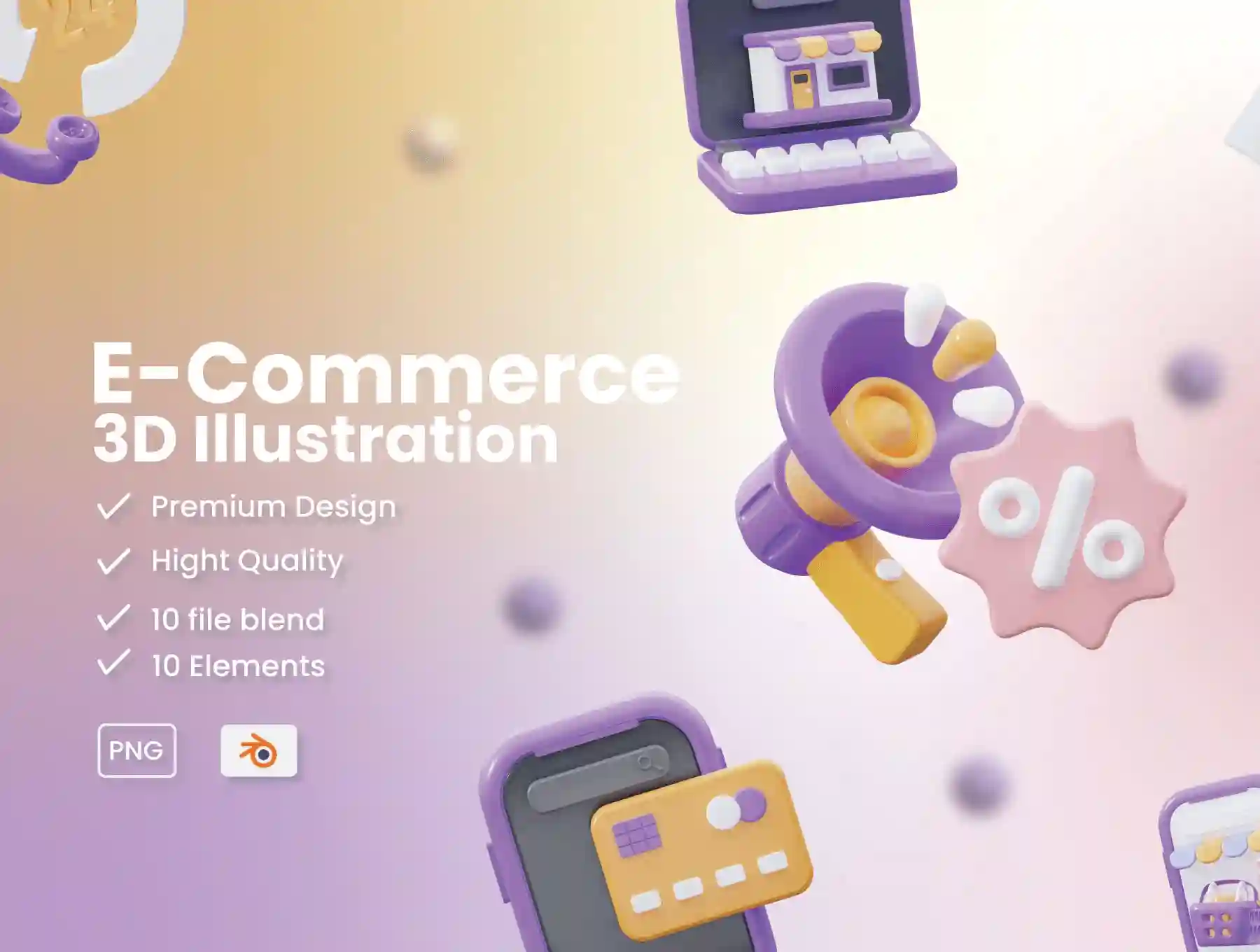 3D E-Commerce Icon