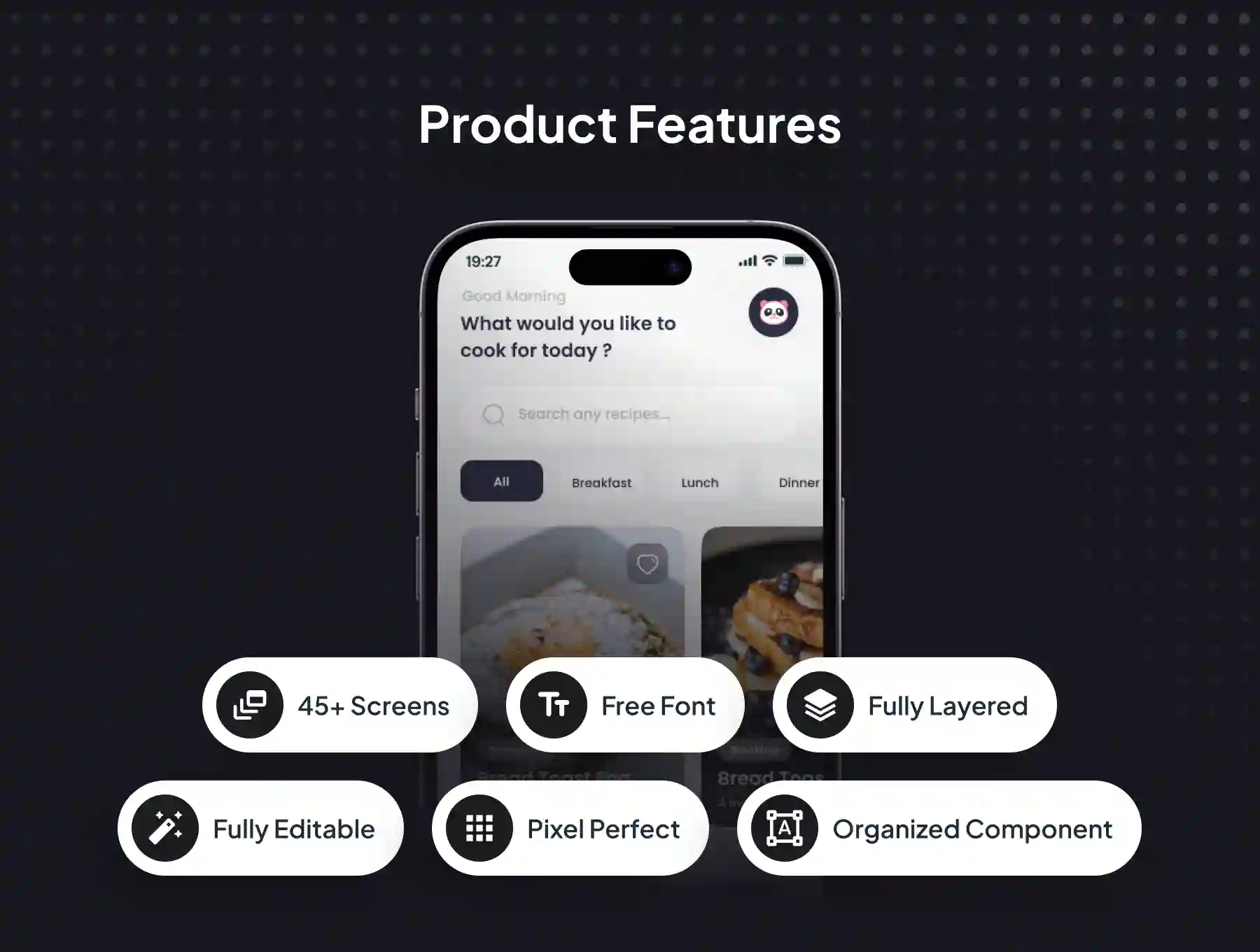 RECIPY - Food Recipe App UI Kit