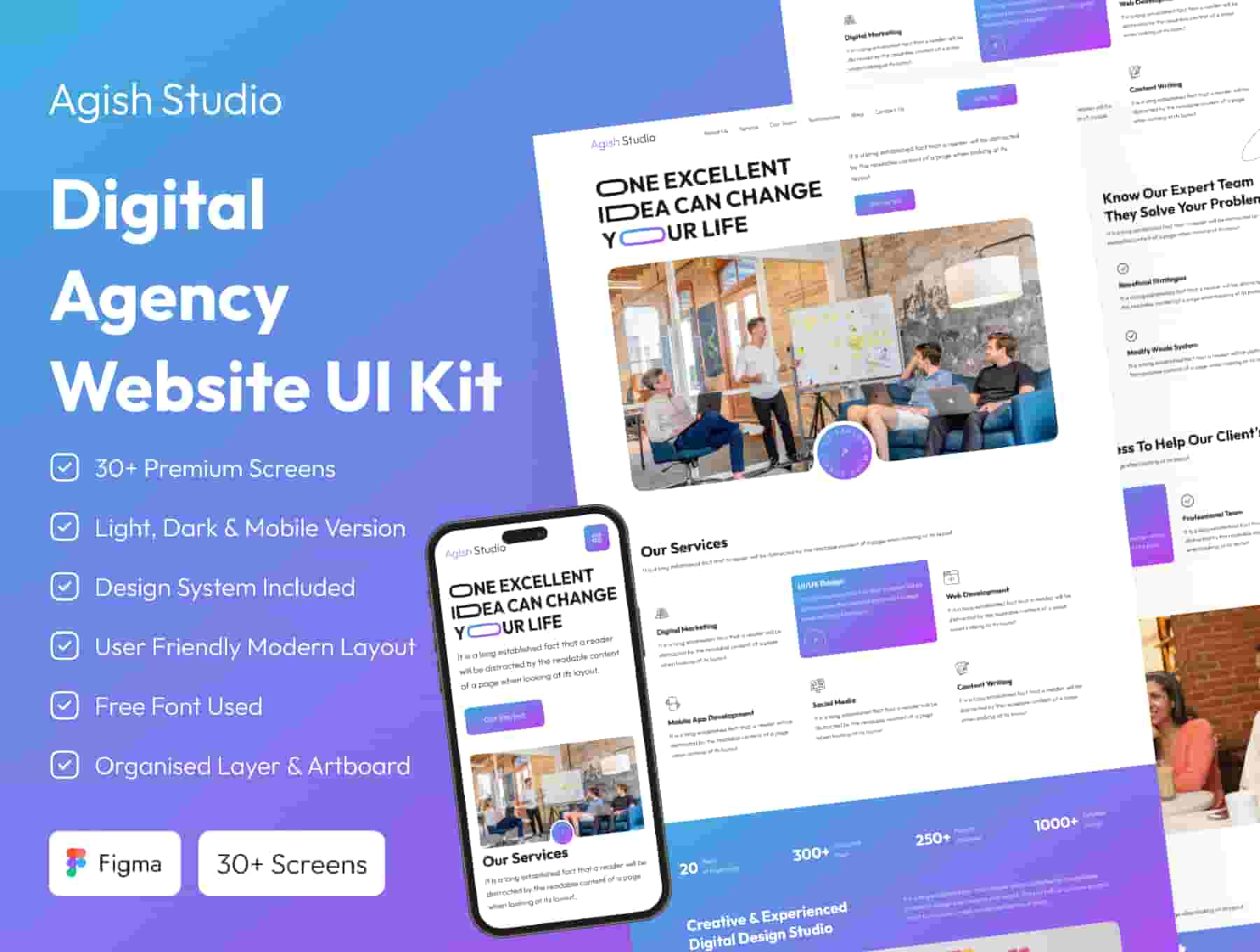 Digital Agency Web UI Kit