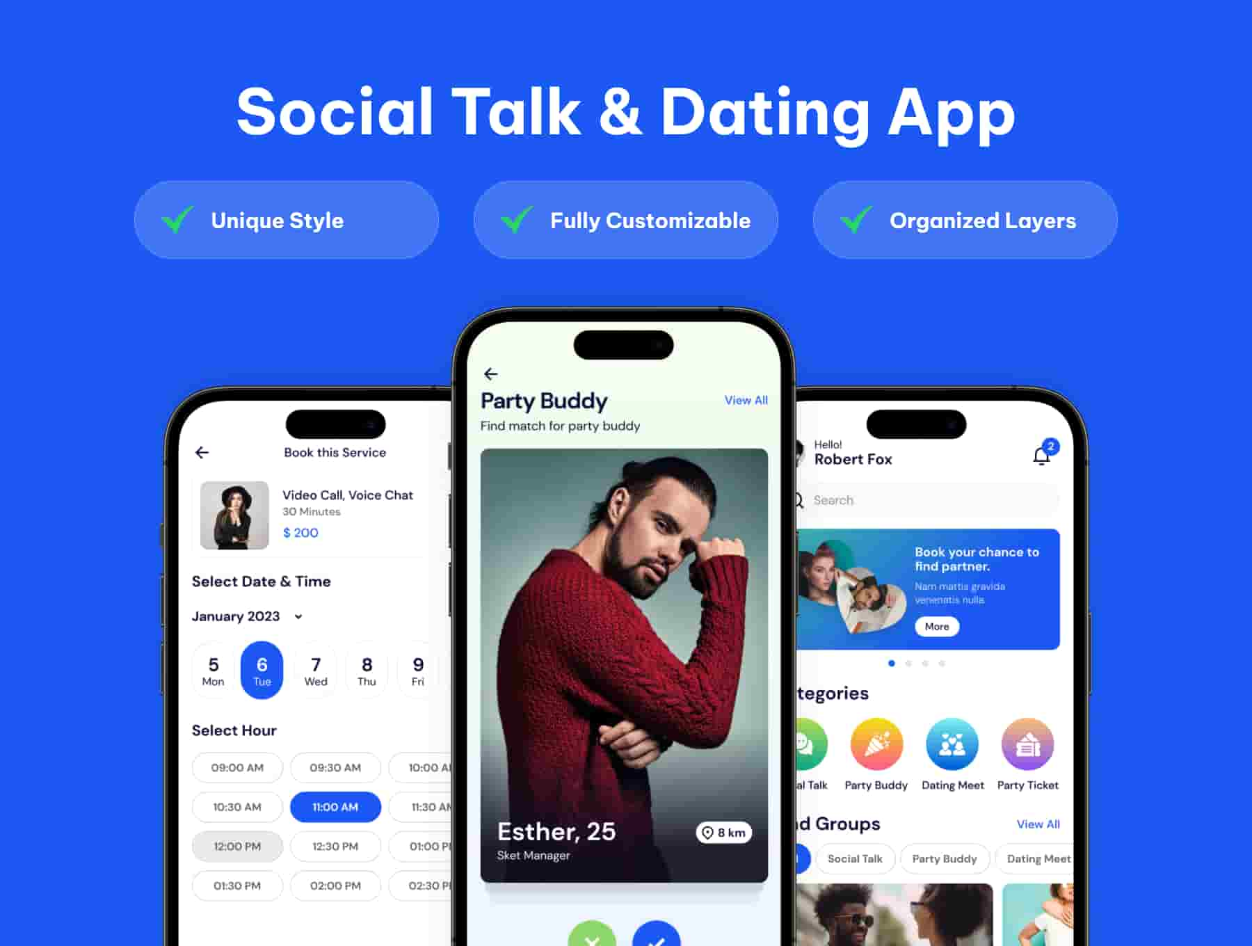 Wetalk App UI Kit