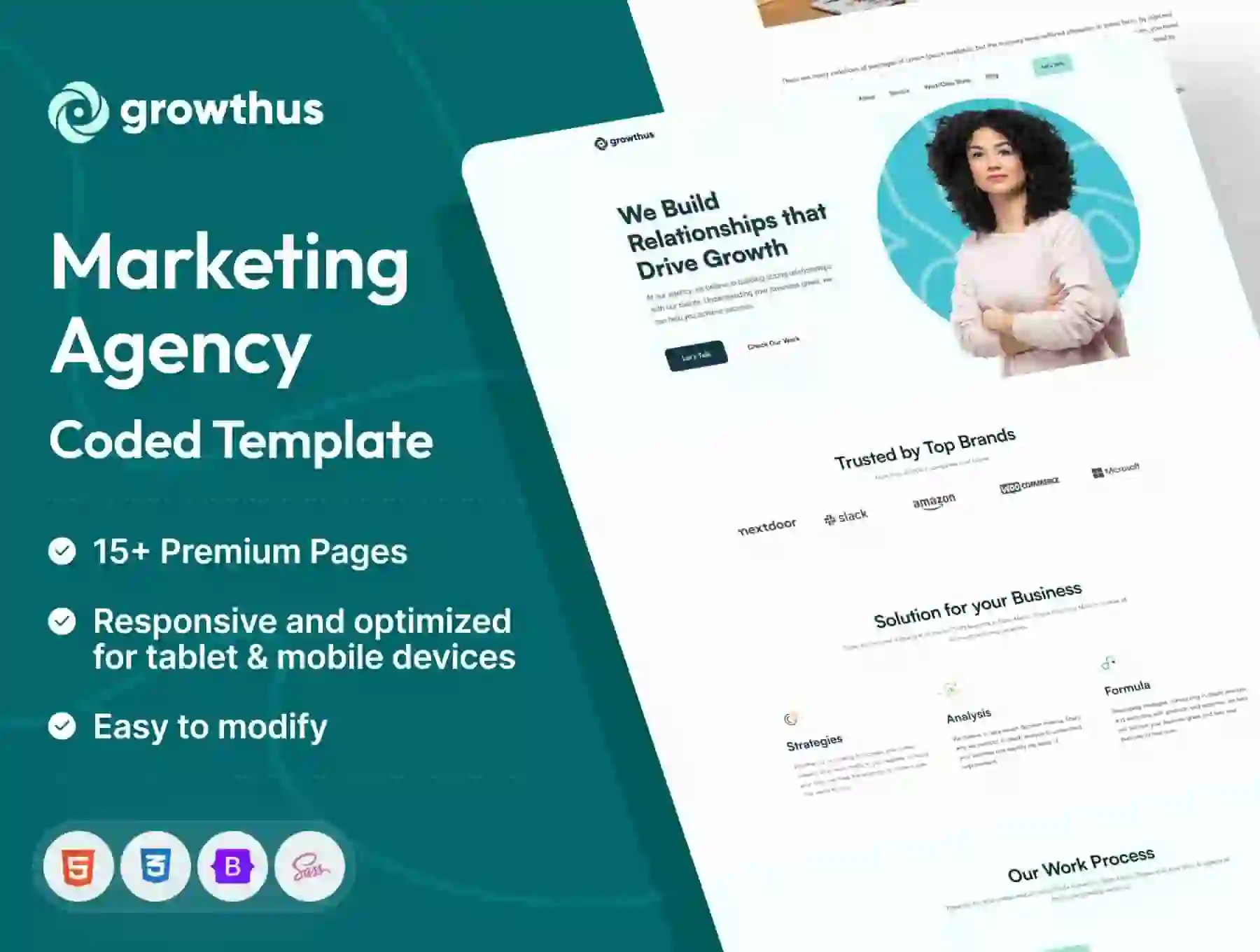 Growthus - Agency Website Template