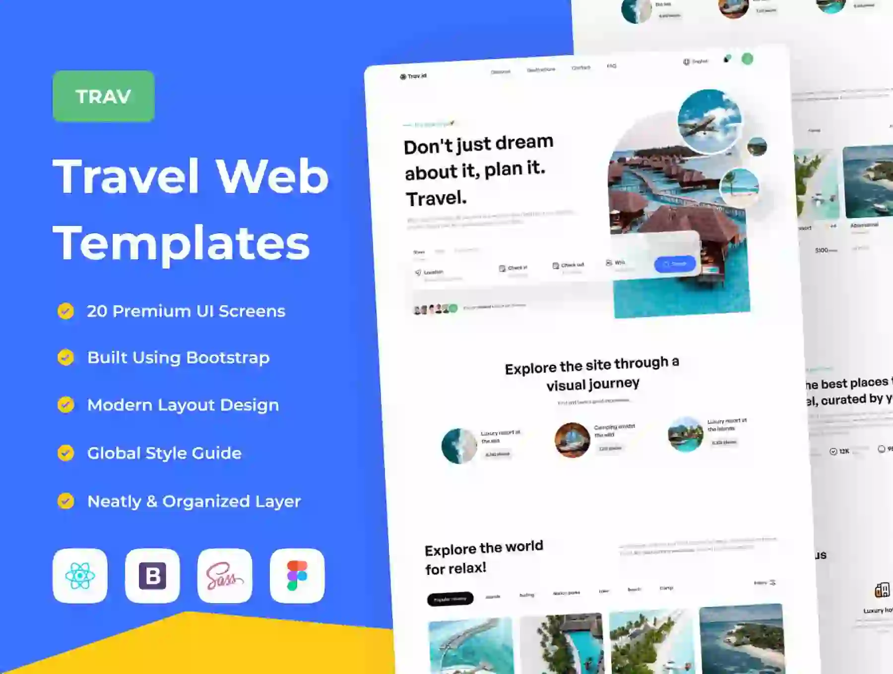 Trav - Travel Web Templates