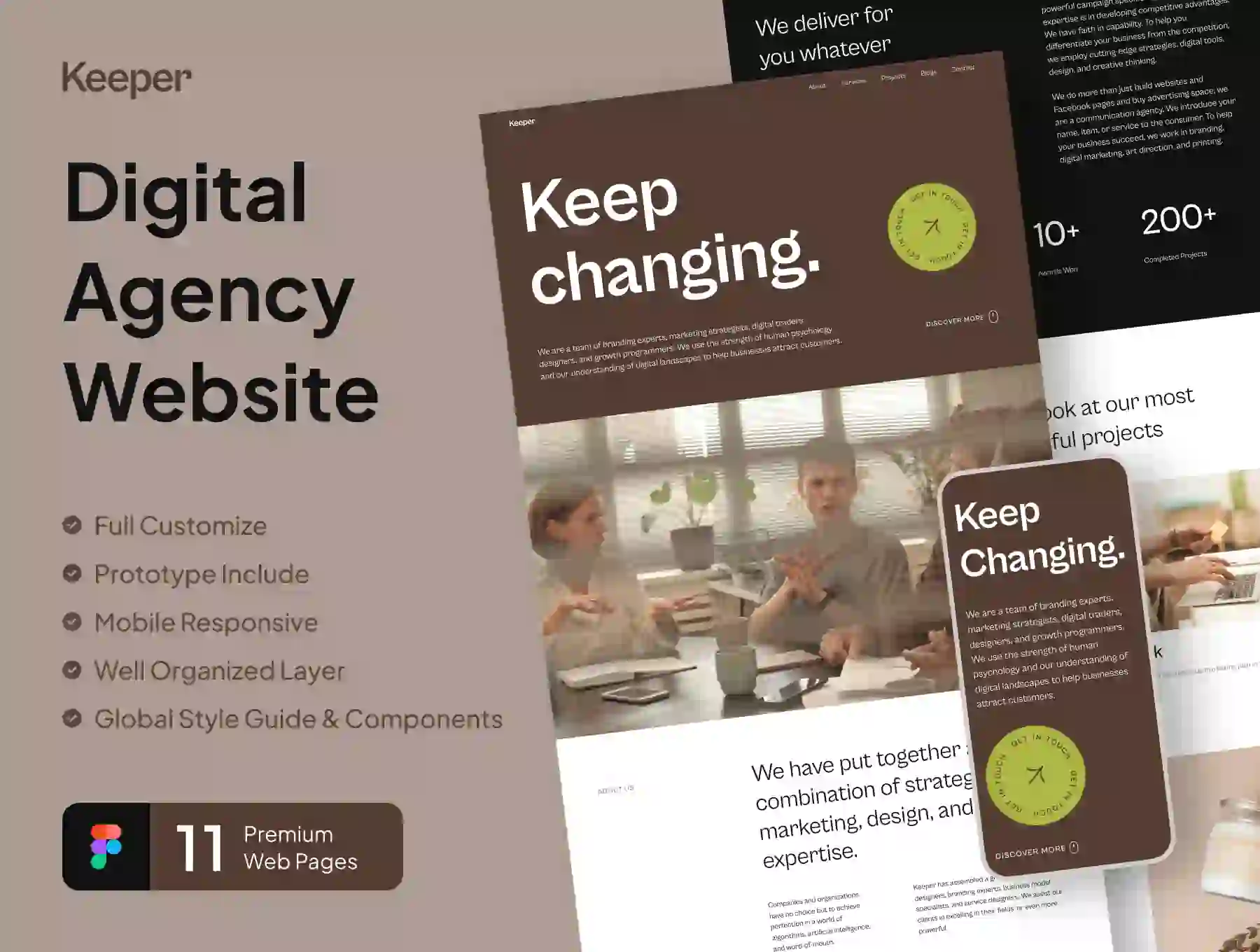 Keeper - Digital Agency Website