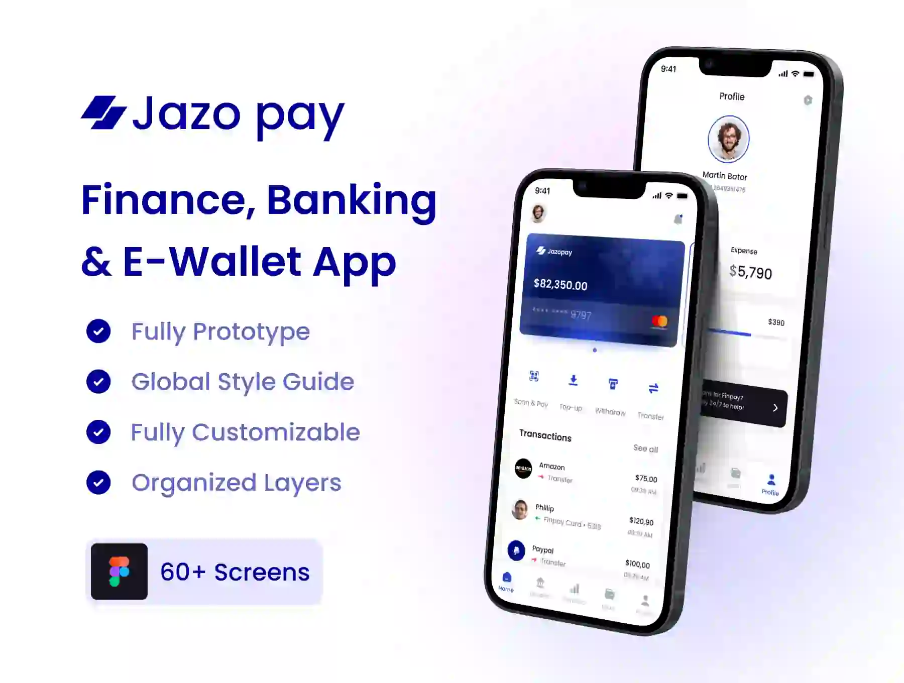 Jazopay - Investments & Finance App UI Kit