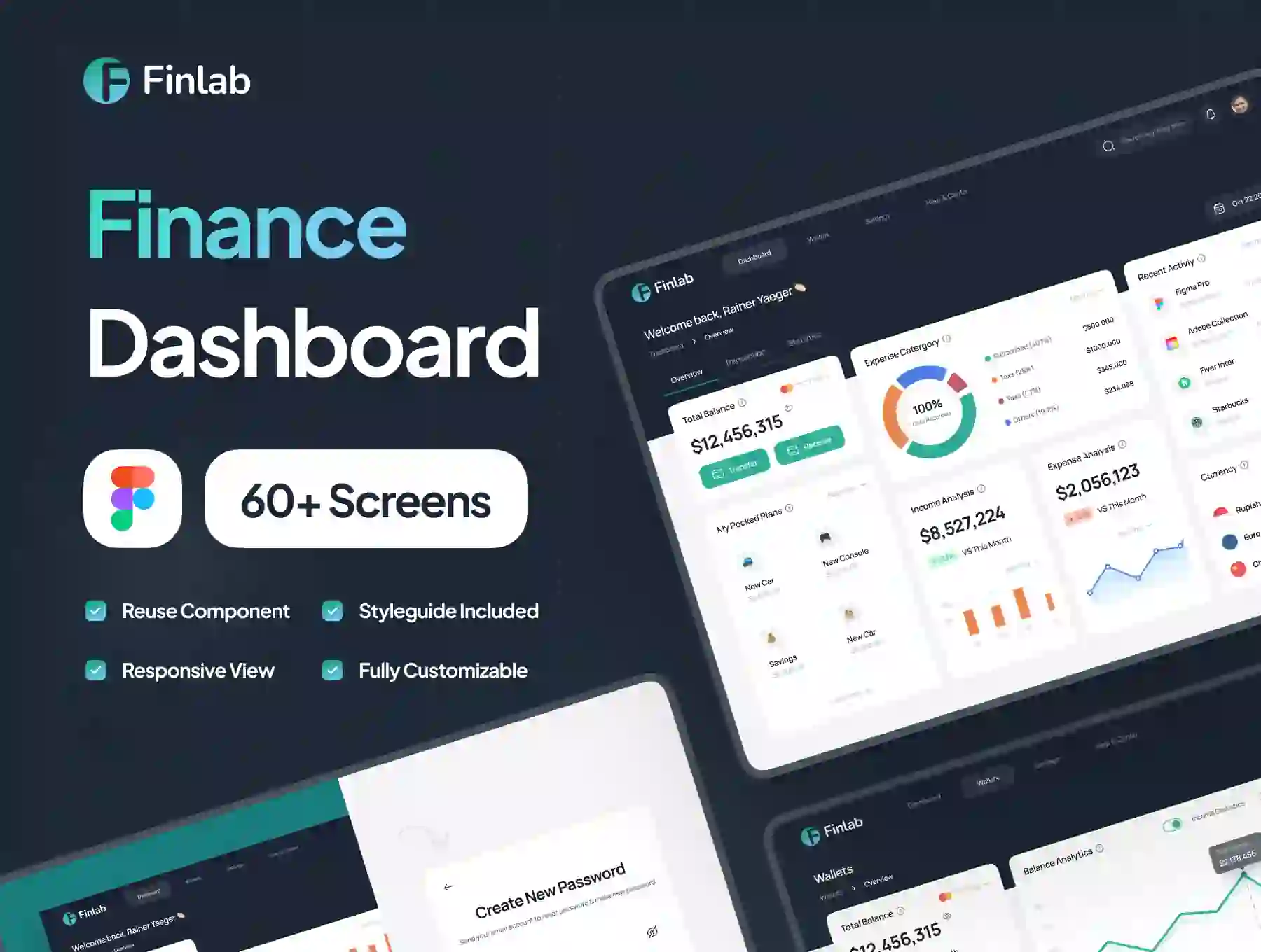 Finlab - Finance Dashboard UI Kit