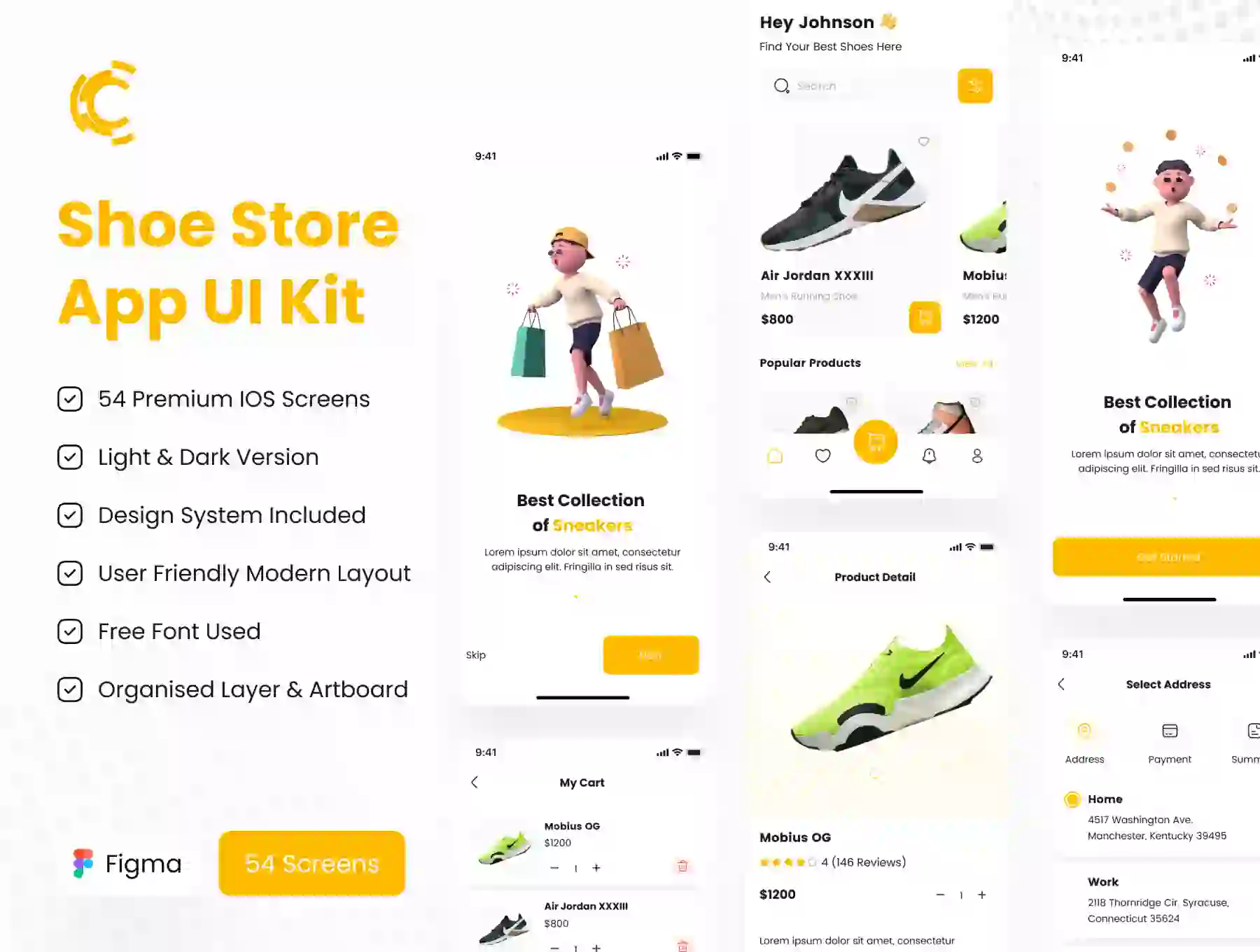 Shoe Store App UI Kit