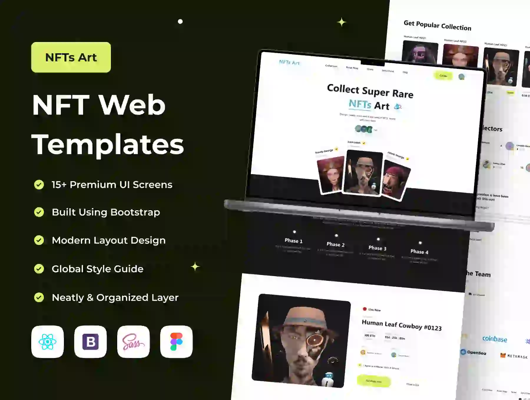 NFTs Art - NFT Web Templates