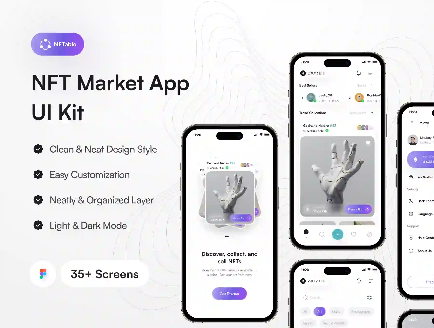 NFTable - NFT Market App UI Kit
