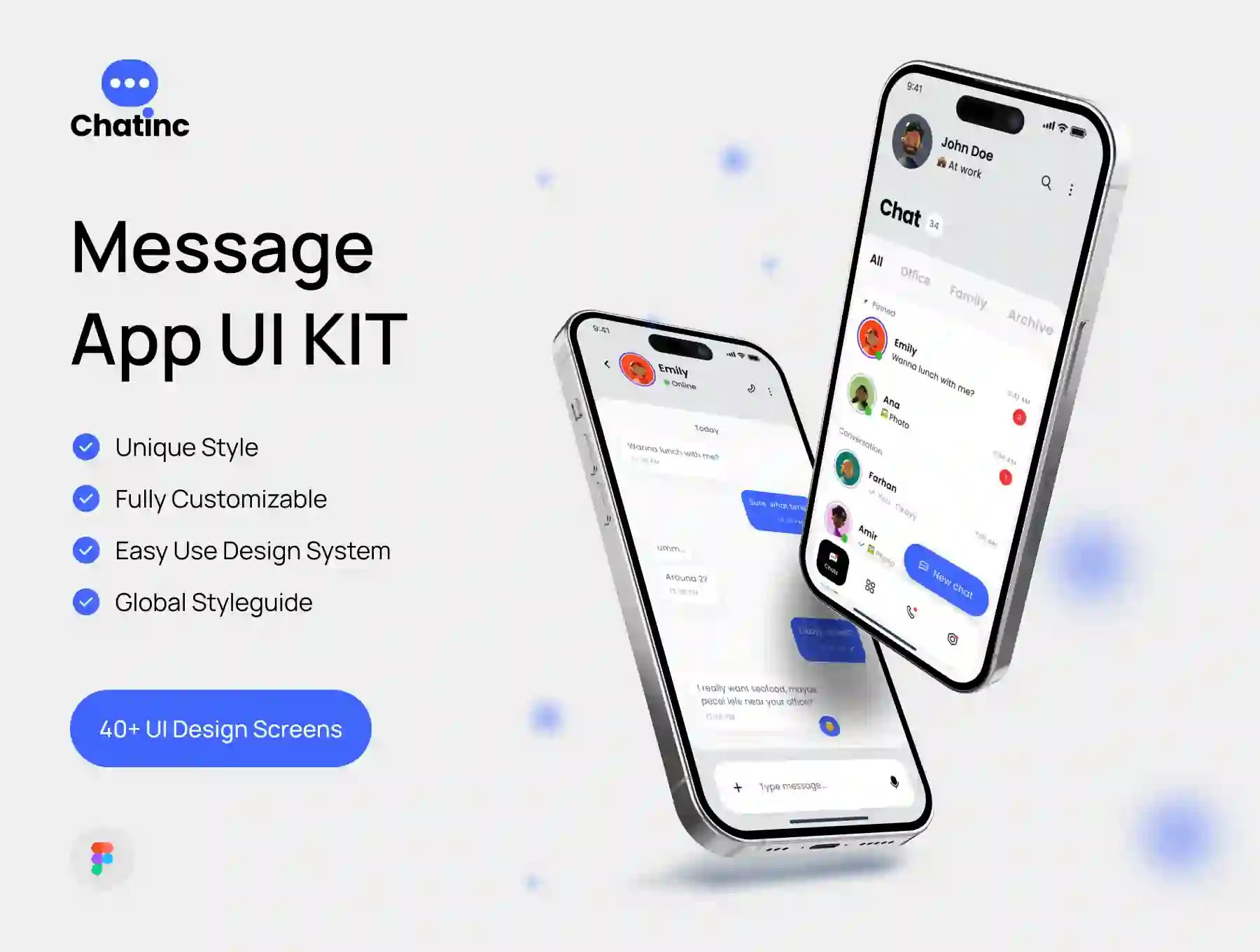 Chatinc - Message App UI KIT