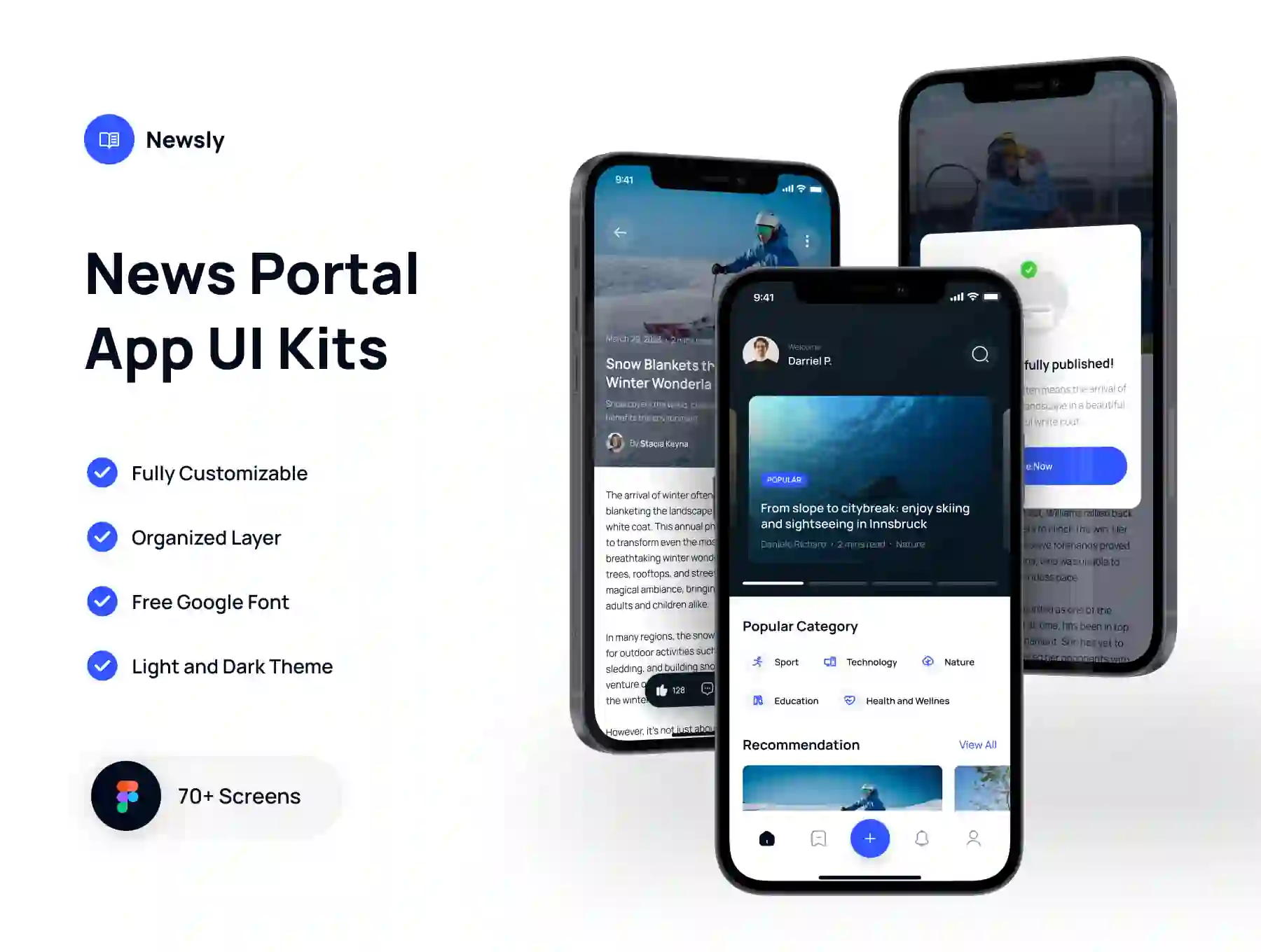 Newsly - News Portal App