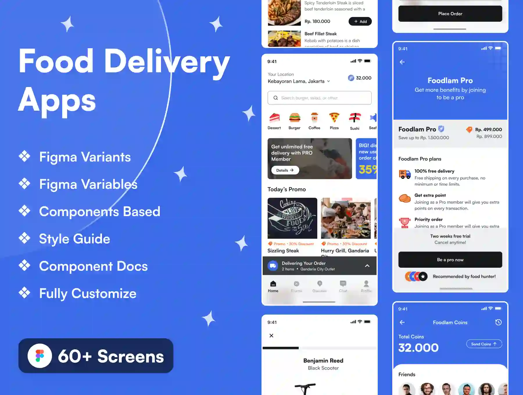 Food Delivery Premium UI KIT