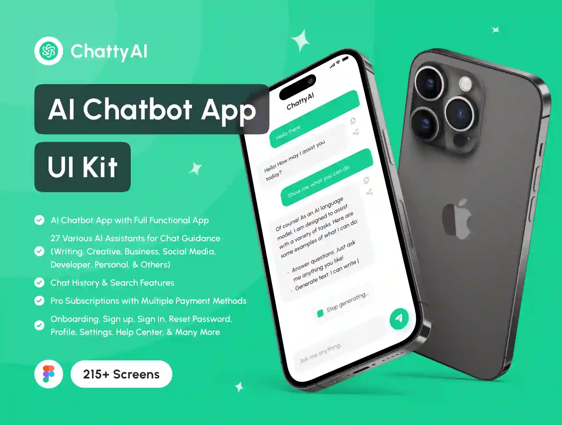 ChattyAI - AI Chatbot App UI Kit