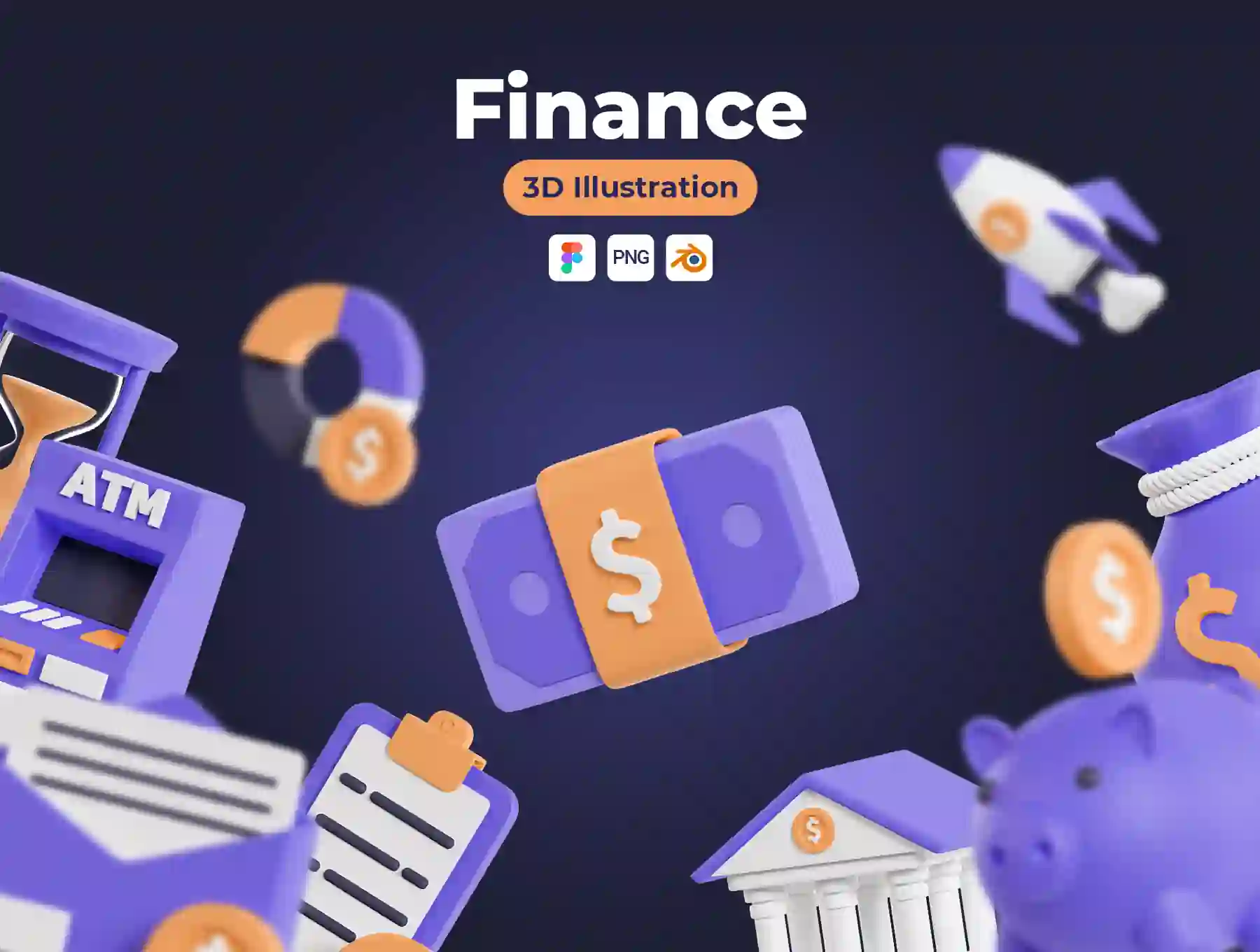 Finance 3D Icons