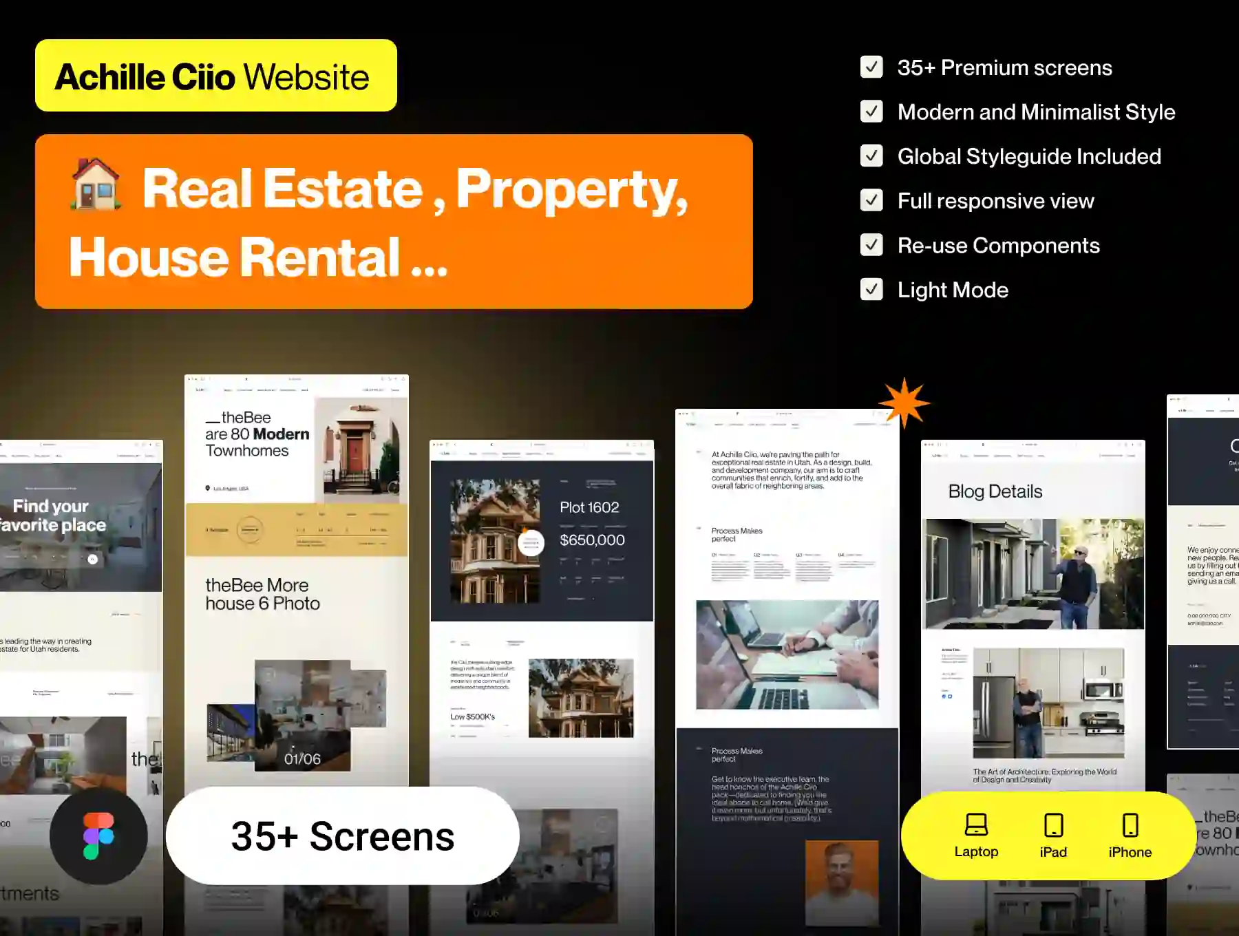 Achille Ciio - Real Estate Web Templates