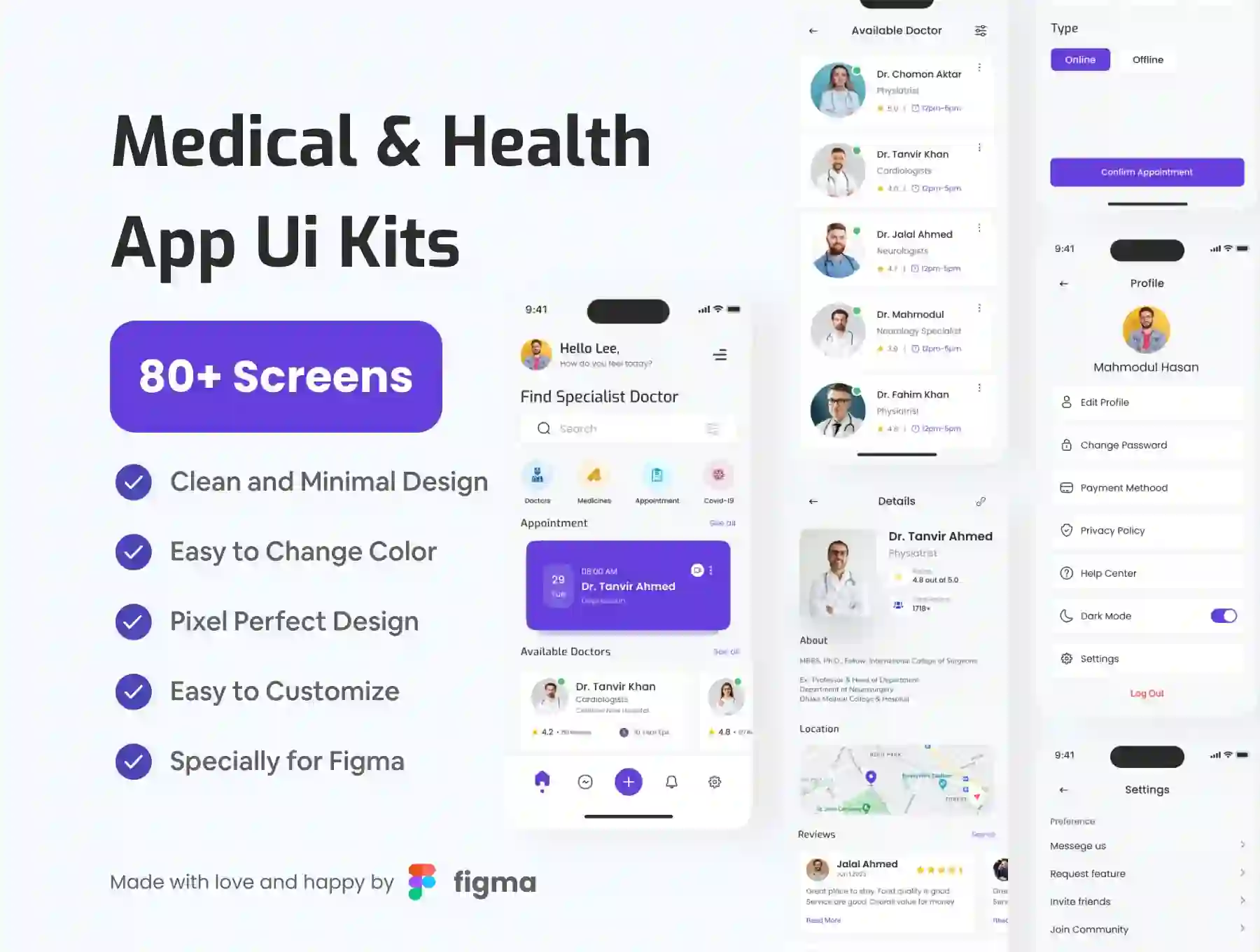 Medical & Health App Ui Kits