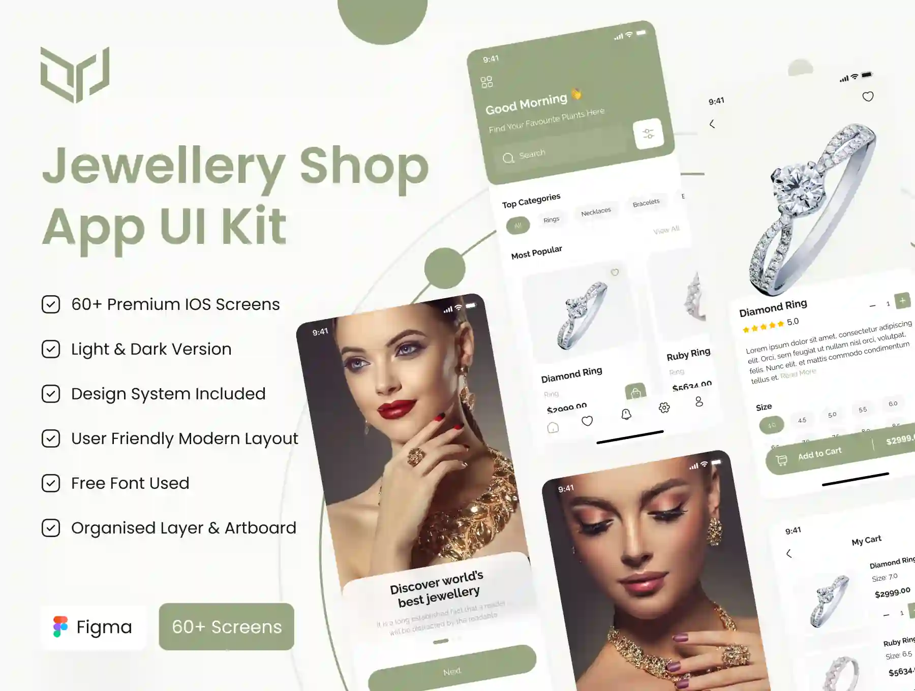 Jewellery Shop App UI Kit