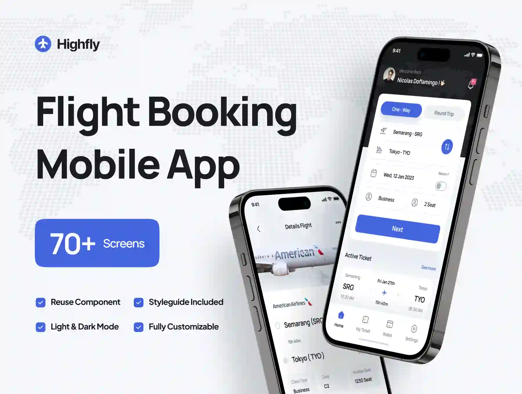 Highfly - Flight Booking Mobile App