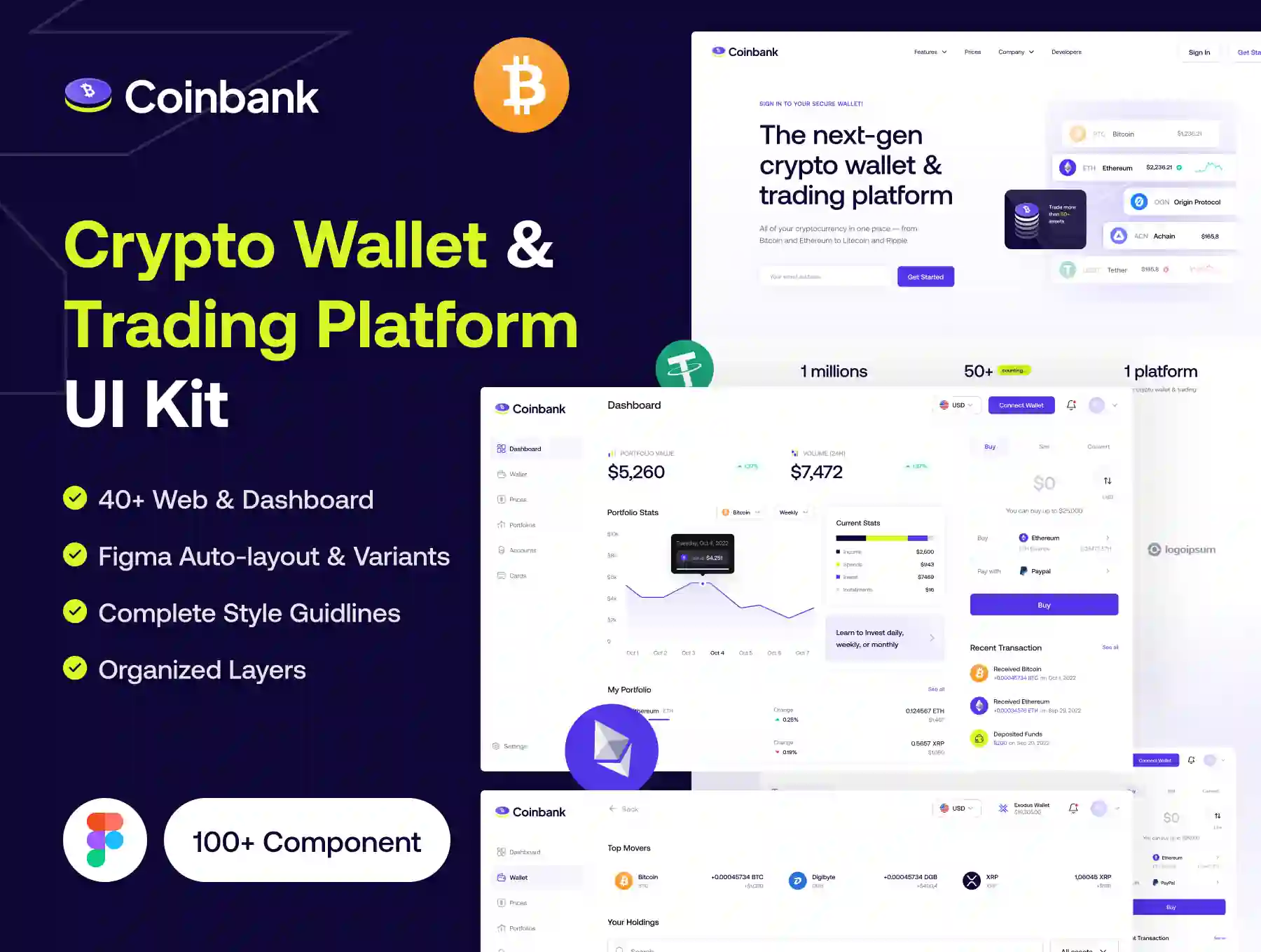 Coinbank - Crypto Wallet & Trading Platform