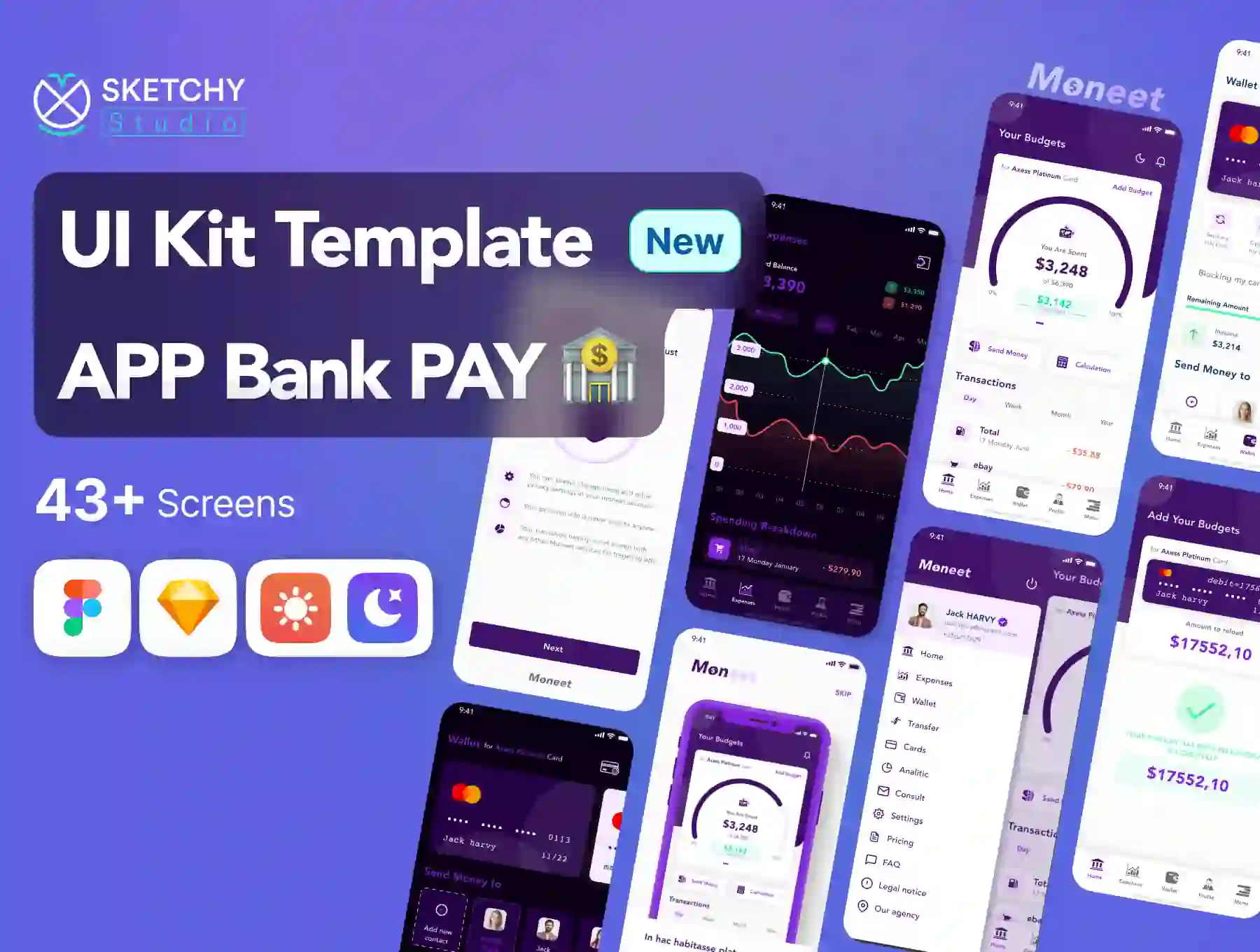 UI Design Kit APP-Banking And Payment - Moneet