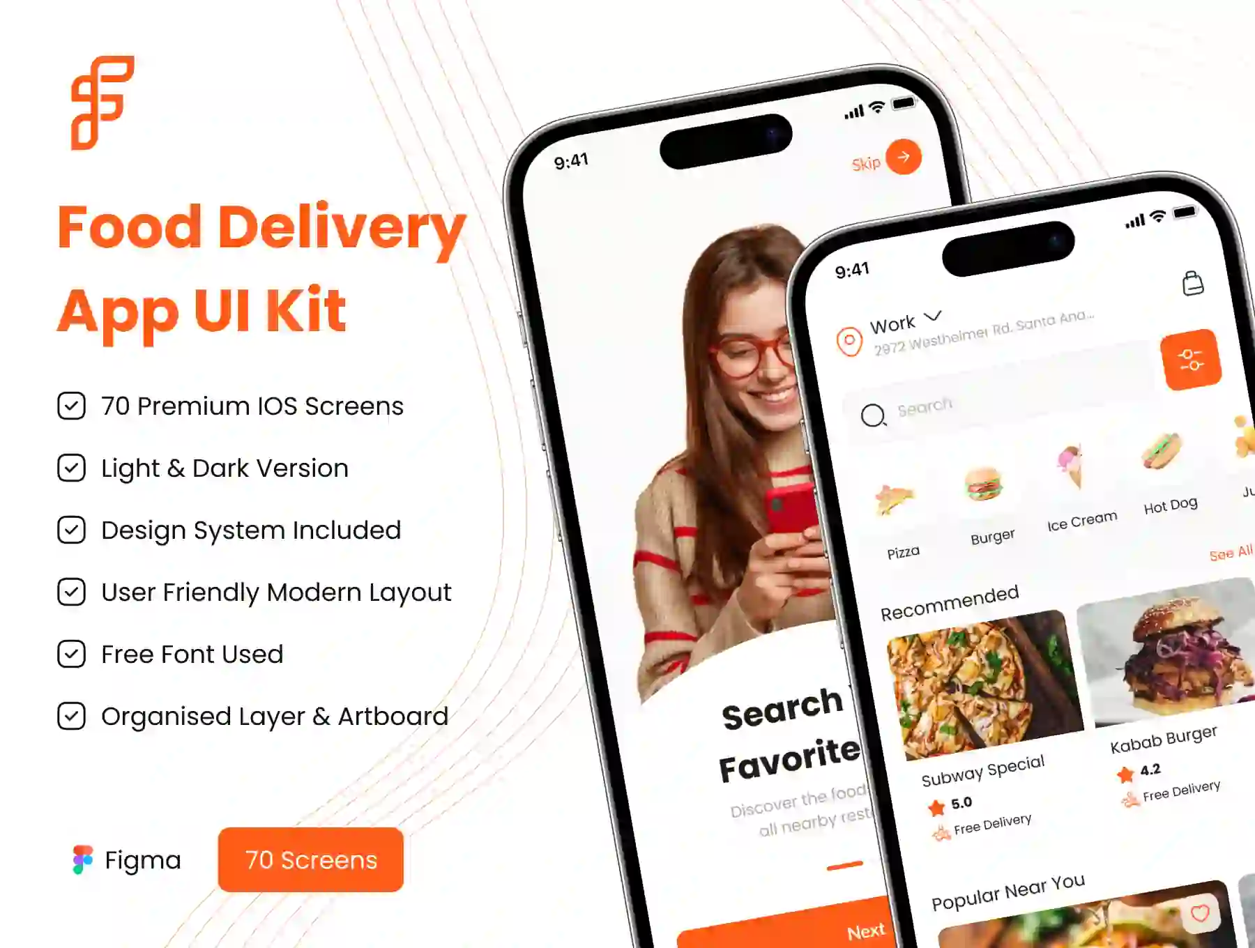 Food Delivery App UI Kit