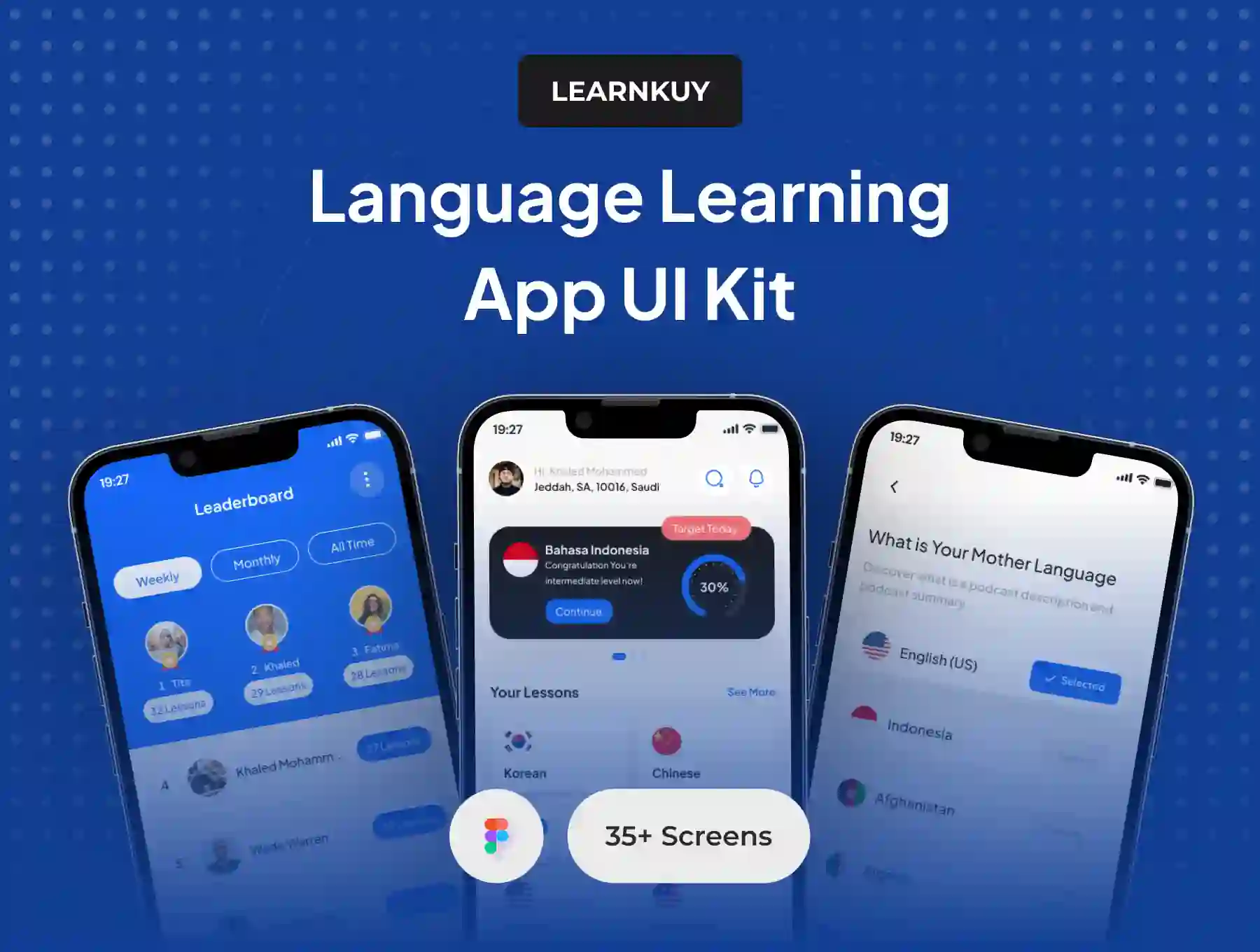 LearnKuy - Language Learning App UI Kit