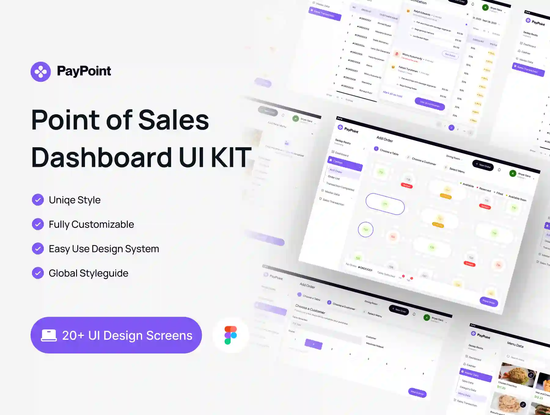 PayPoint - Point of Sales Dashboard UI KIT