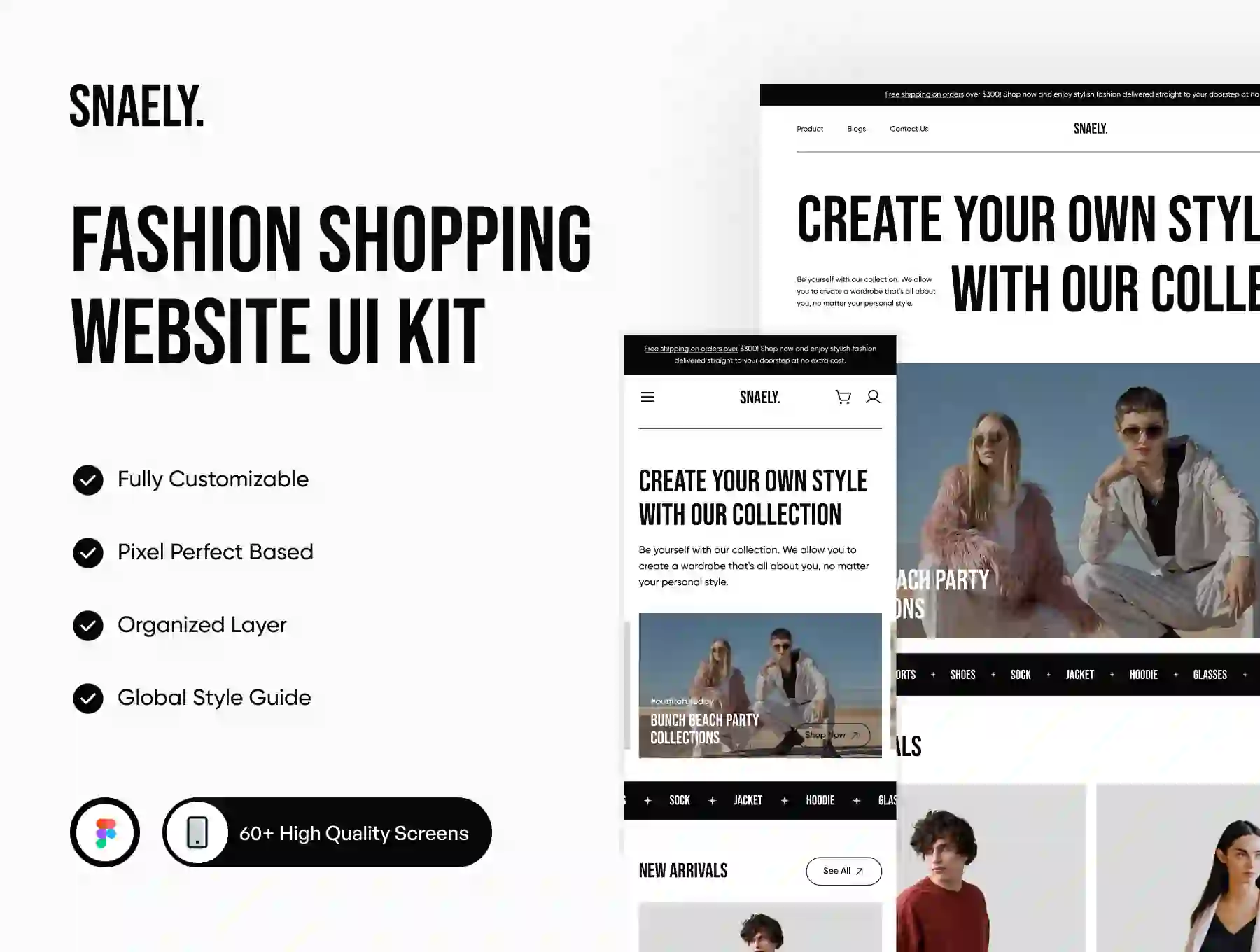 Snaely - Fashion Marketplace Website