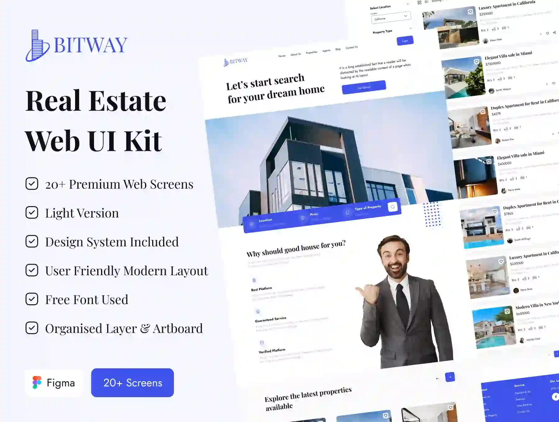 Real Estate Web UI Kit