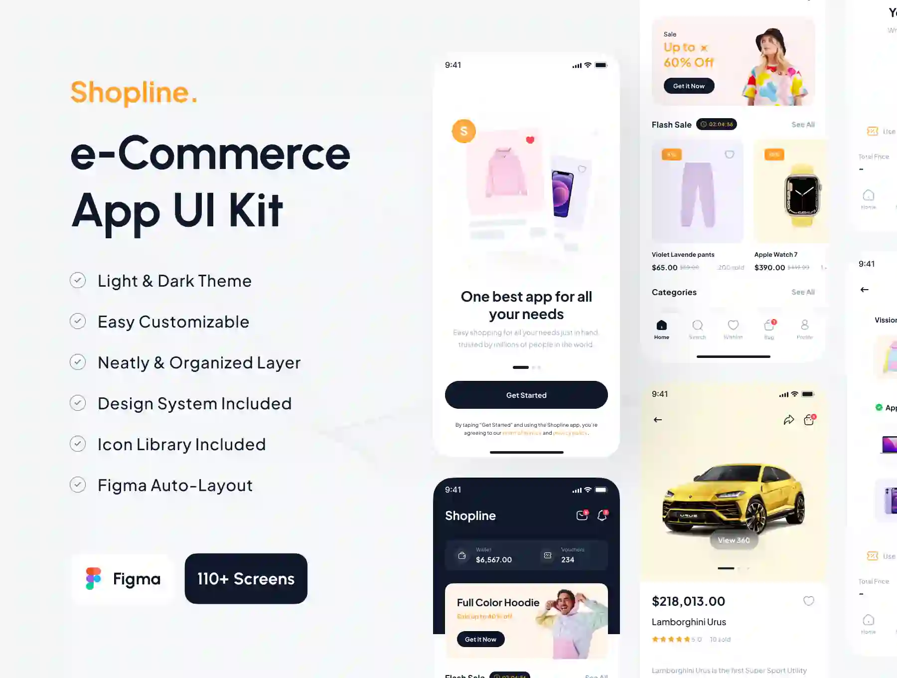 Shopline - e-Commerce Marketplace App UI Kit