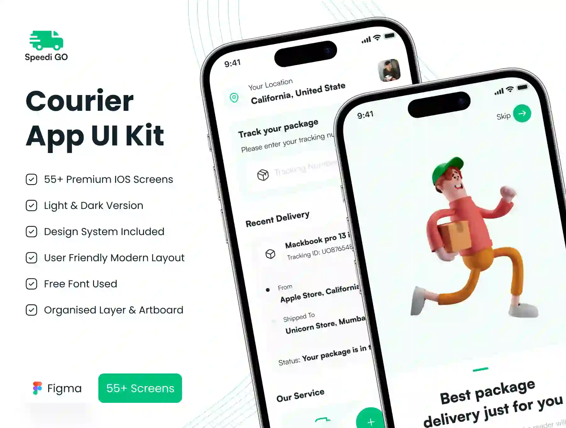 Courier App UI Kit