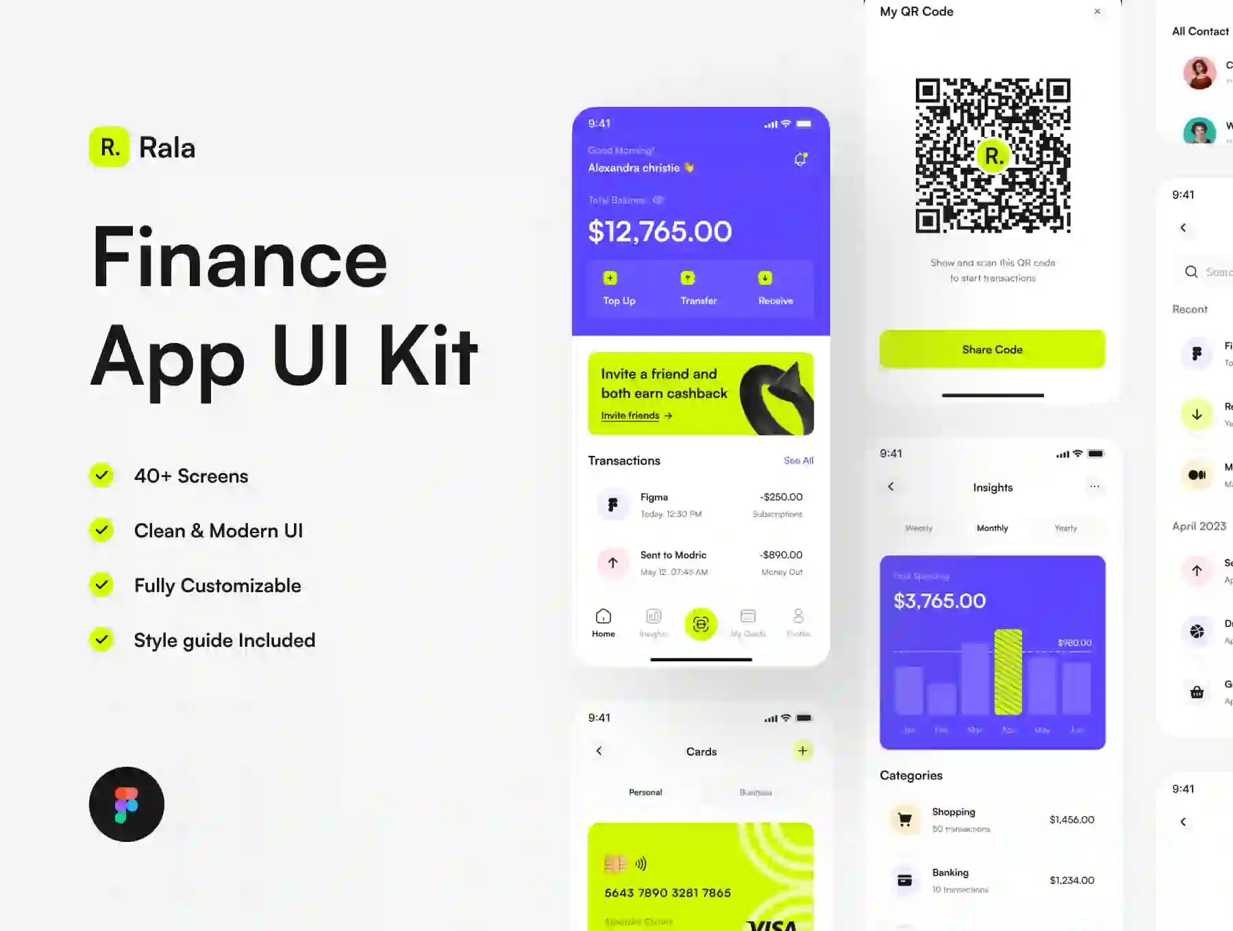 Rala Finance App UI Kit