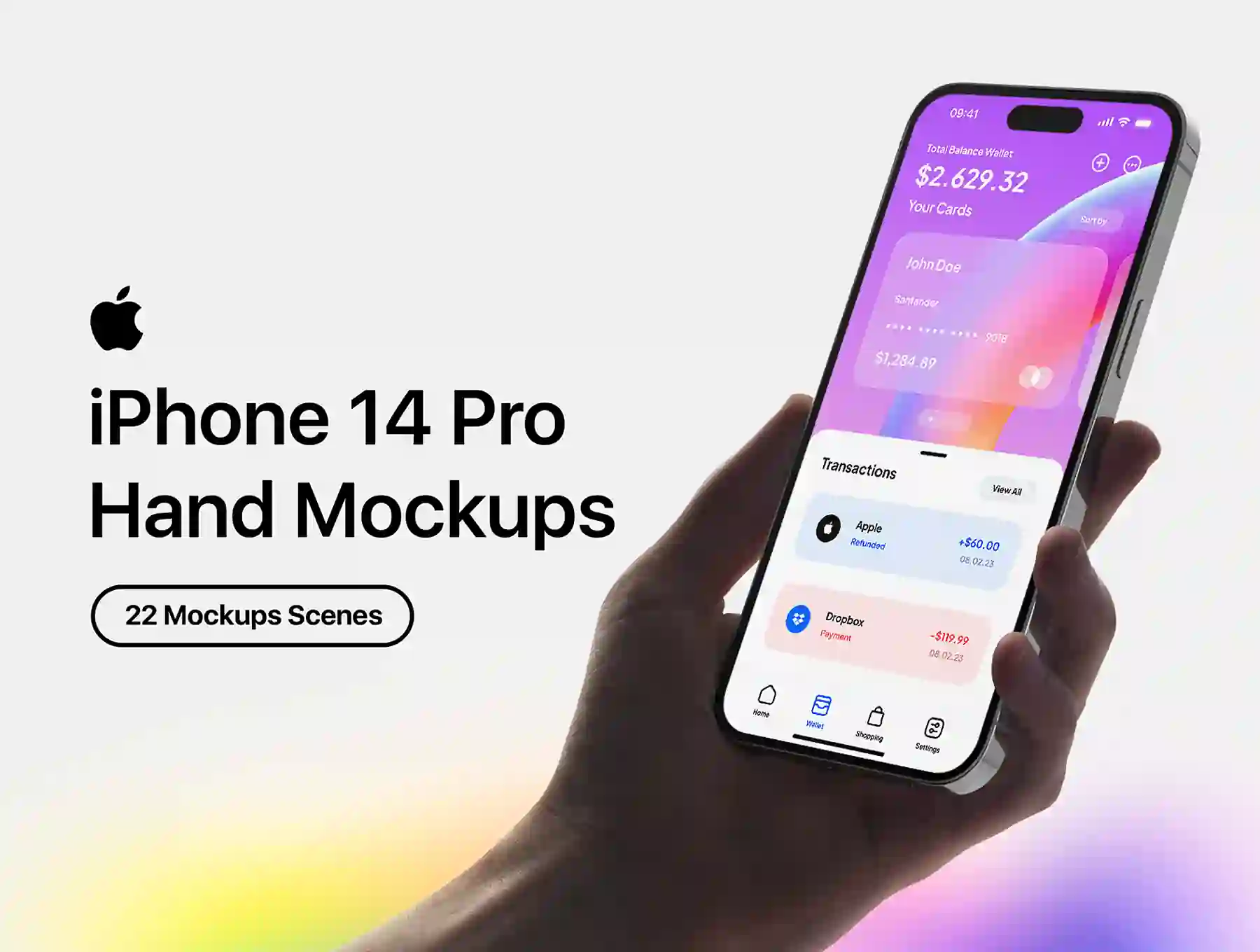 22 iPhone 14 Pro In Hand Mockups