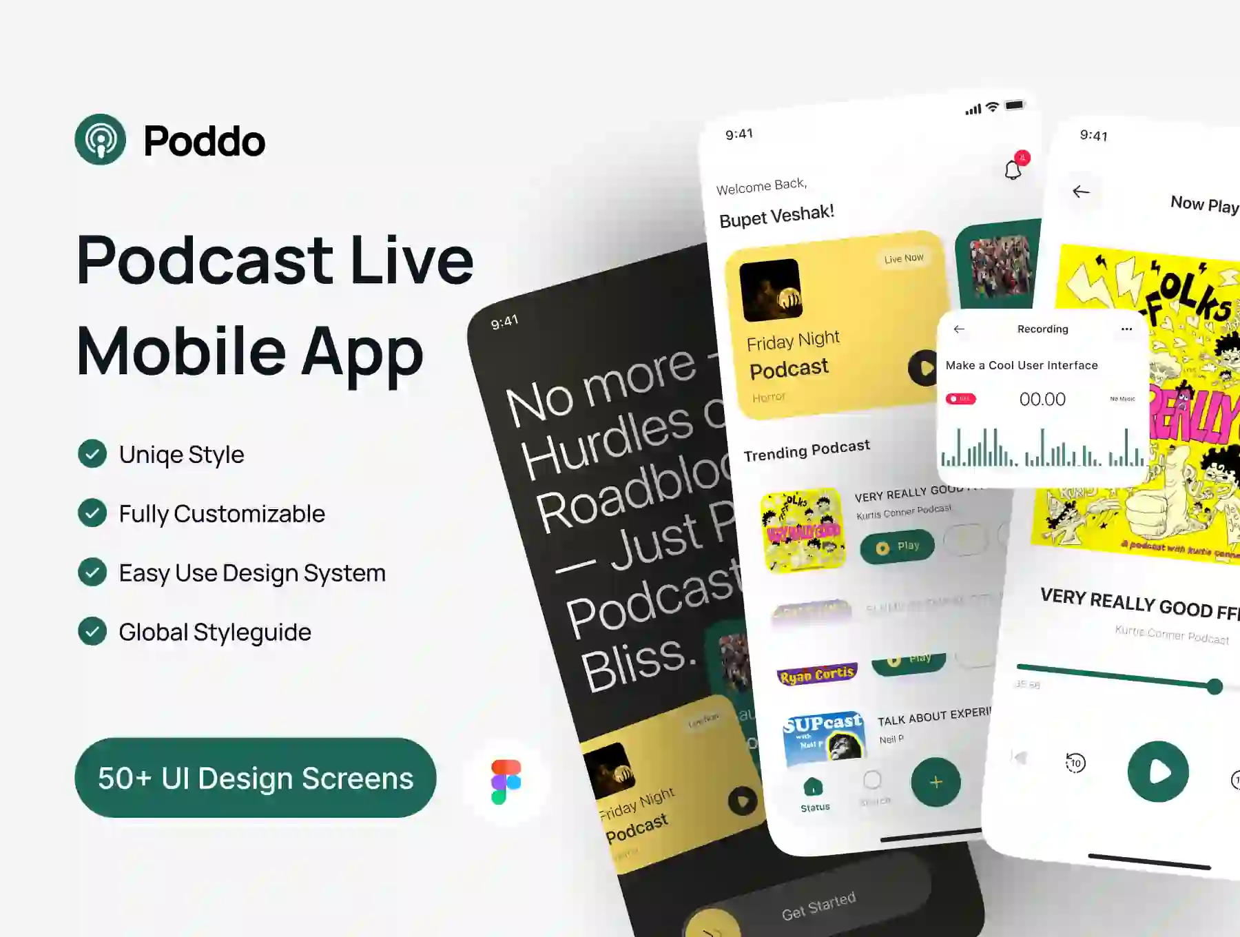 Poddo - Podcast Live Mobile App
