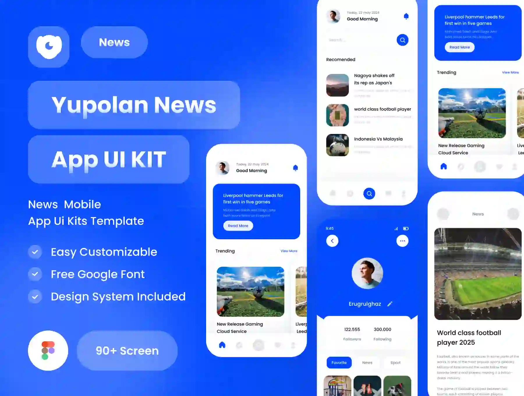 Yupolan - News App UI Kit