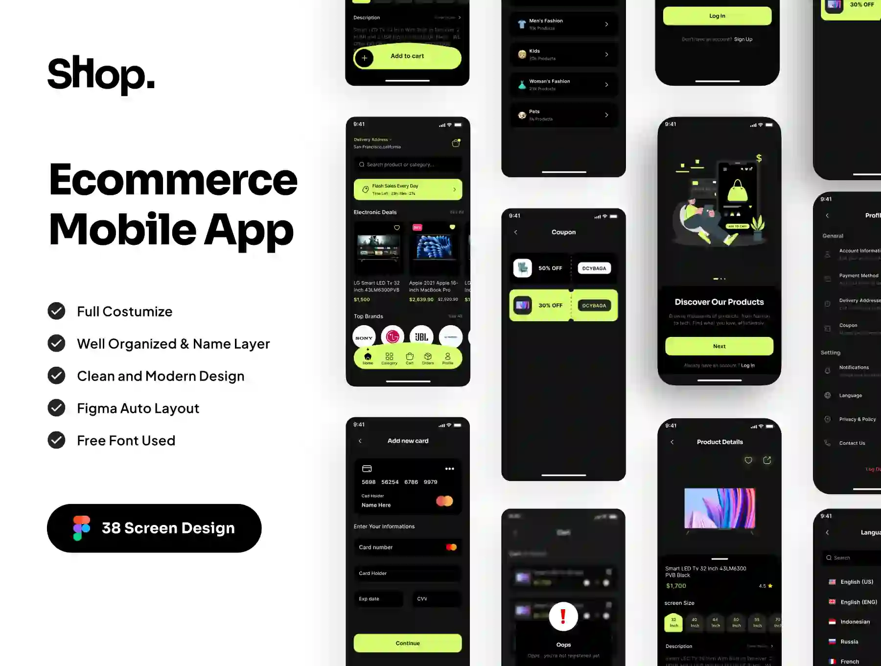 Shop - Ecommerce Mobile App