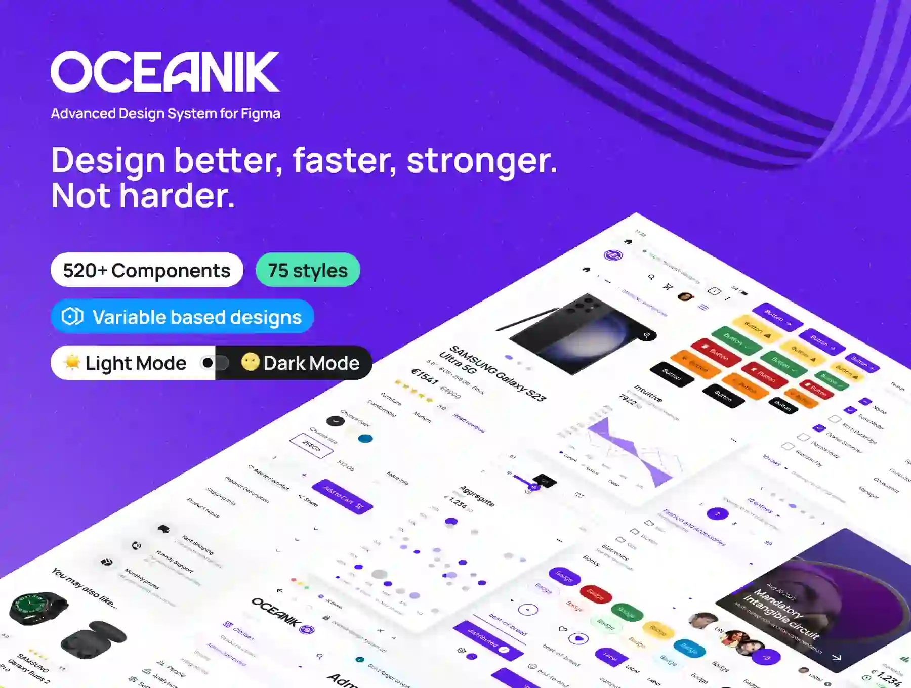 Oceanik - Advanced Design System for Figma