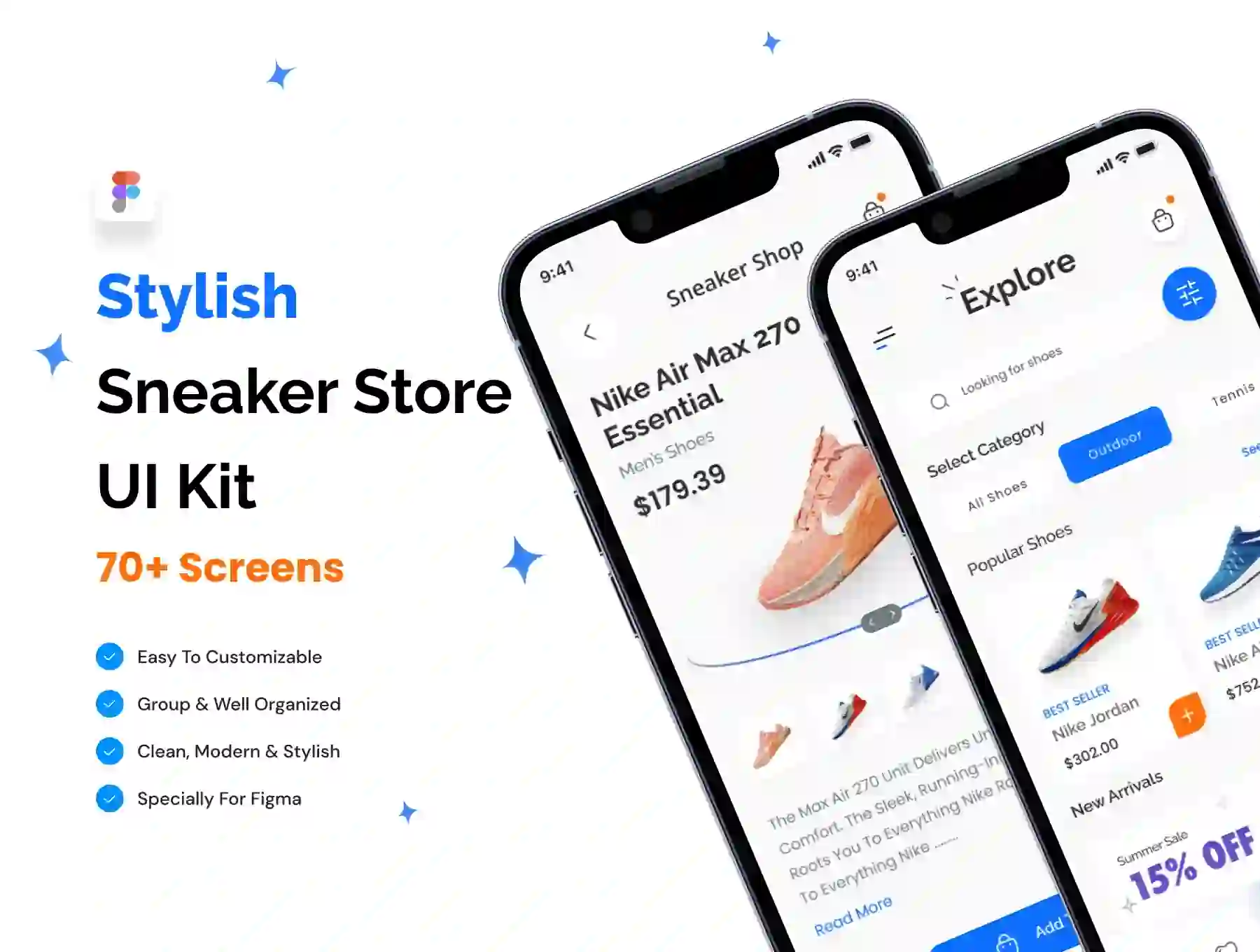 E-Commerce Sneaker Store App UI Kit