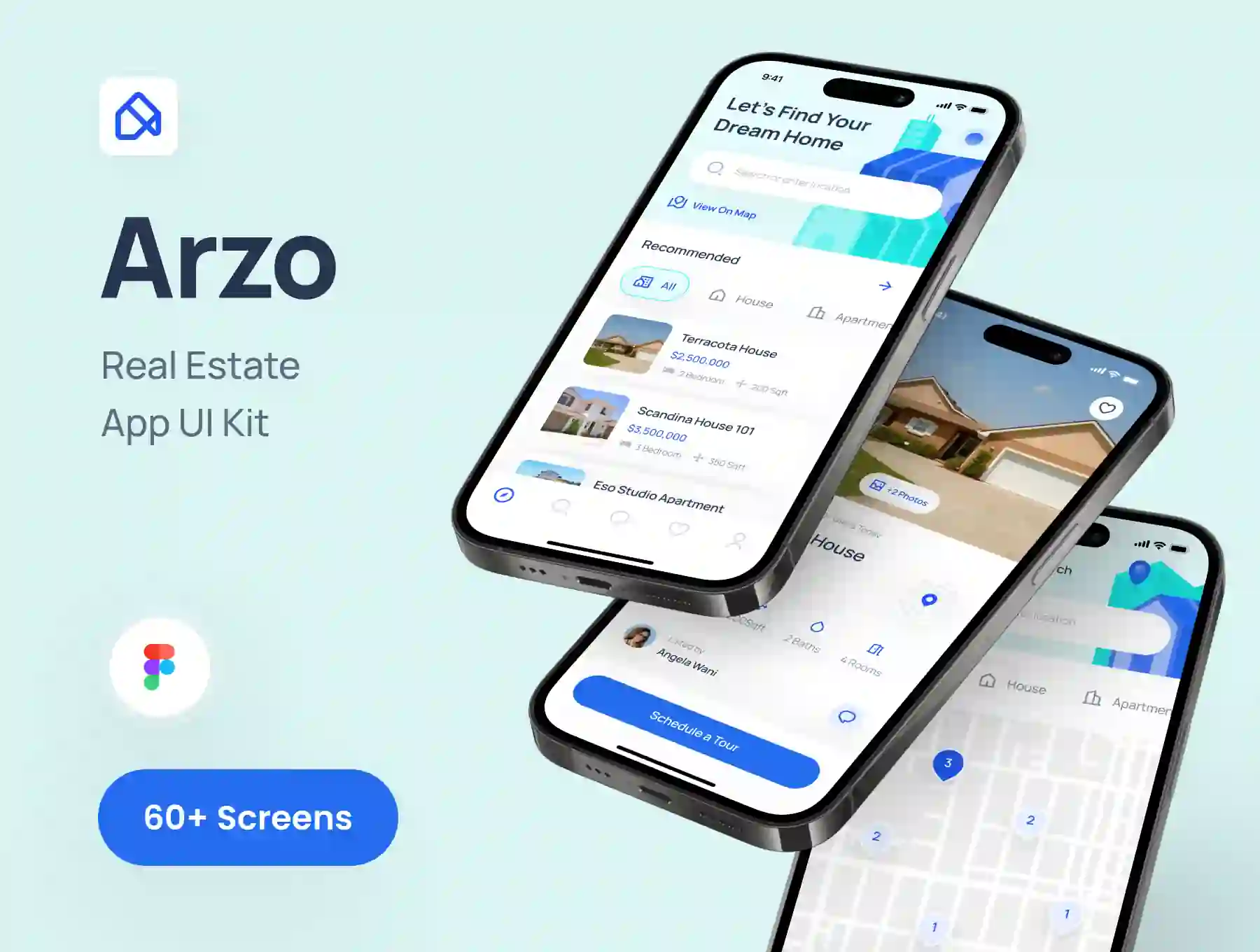 Arzo - Real Estate App UI Kit