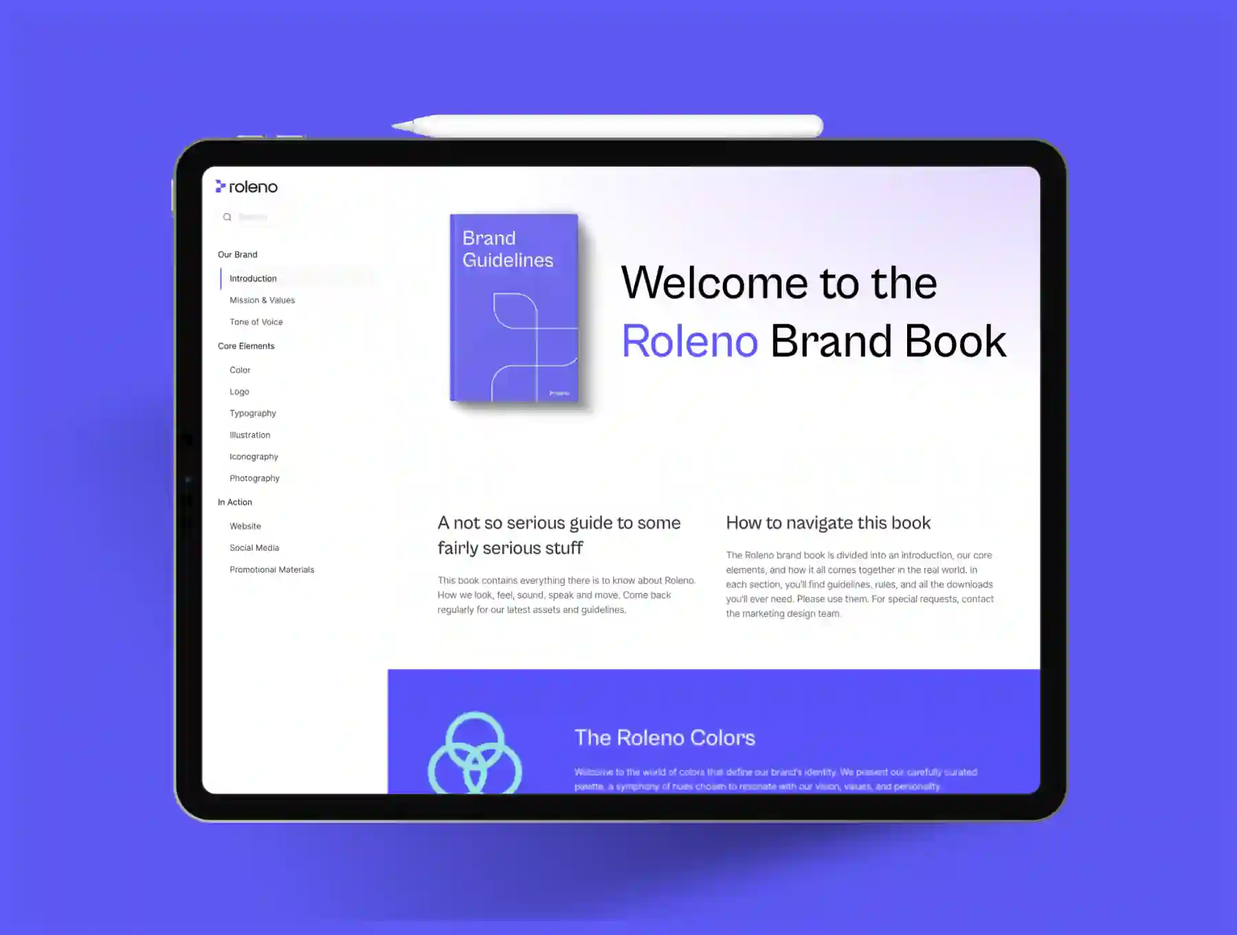 Roleno - Brand Guidelines Template