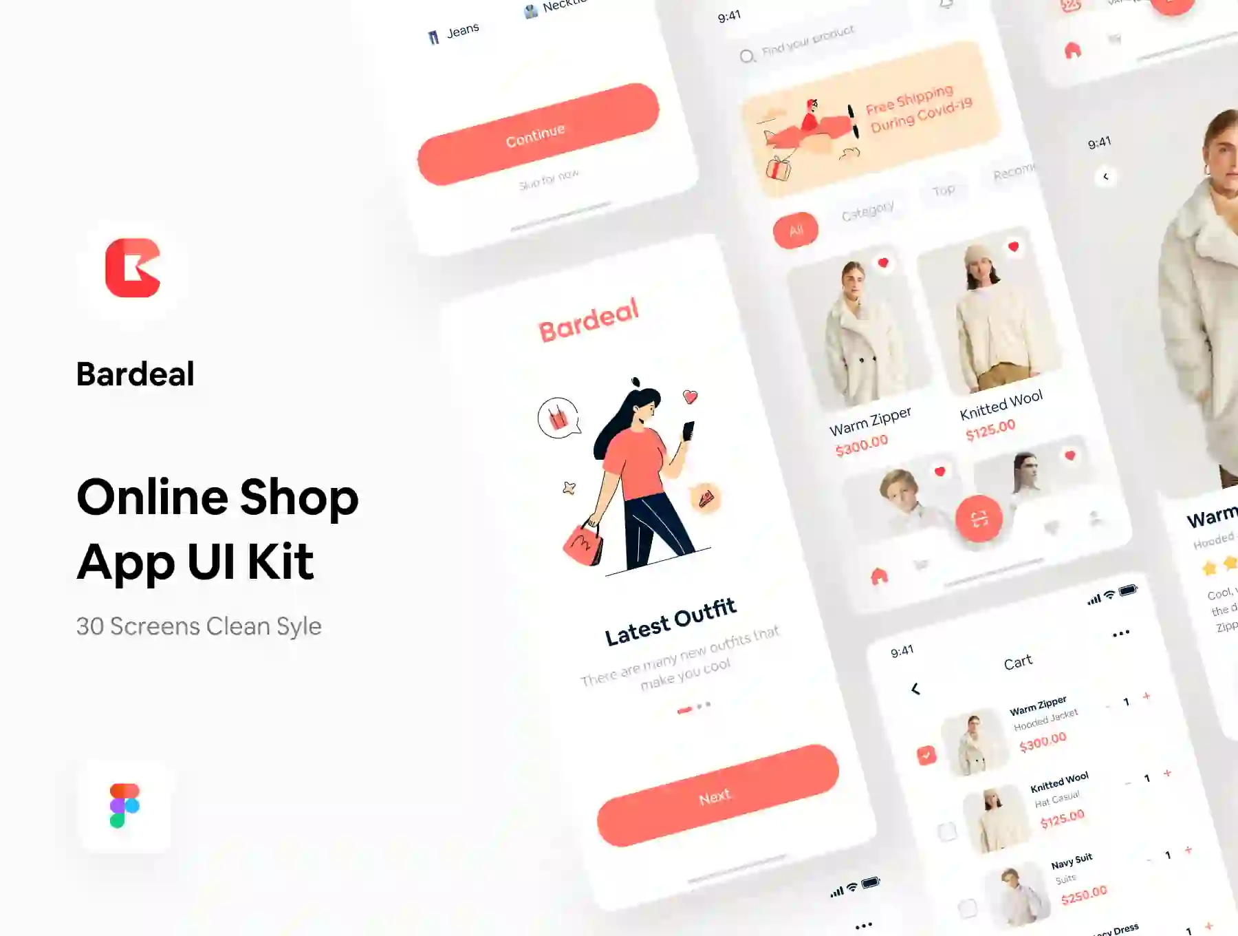 Bardeal - Online Shop Mobile App UI KIT