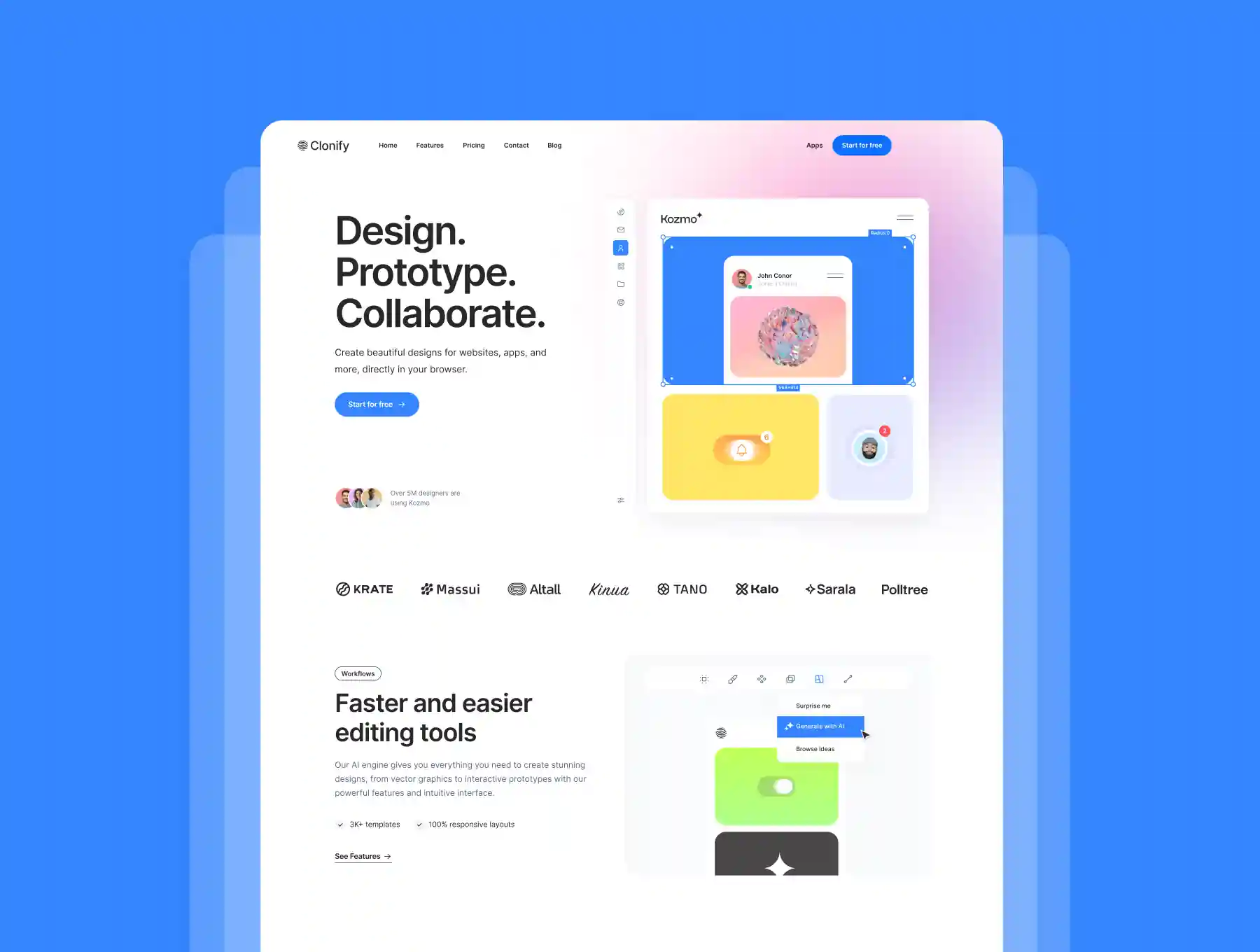 Kozmo - Framer SAAS Website Template