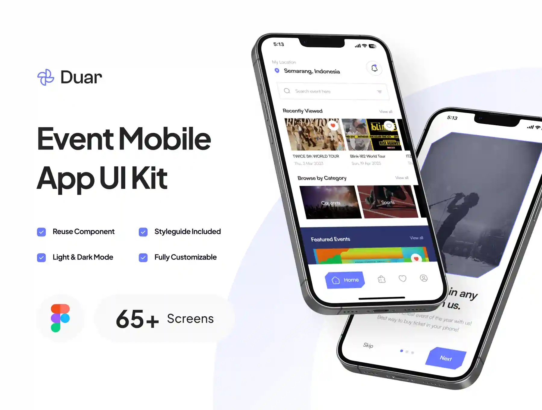 Duar - Event Mobile App UI Kit