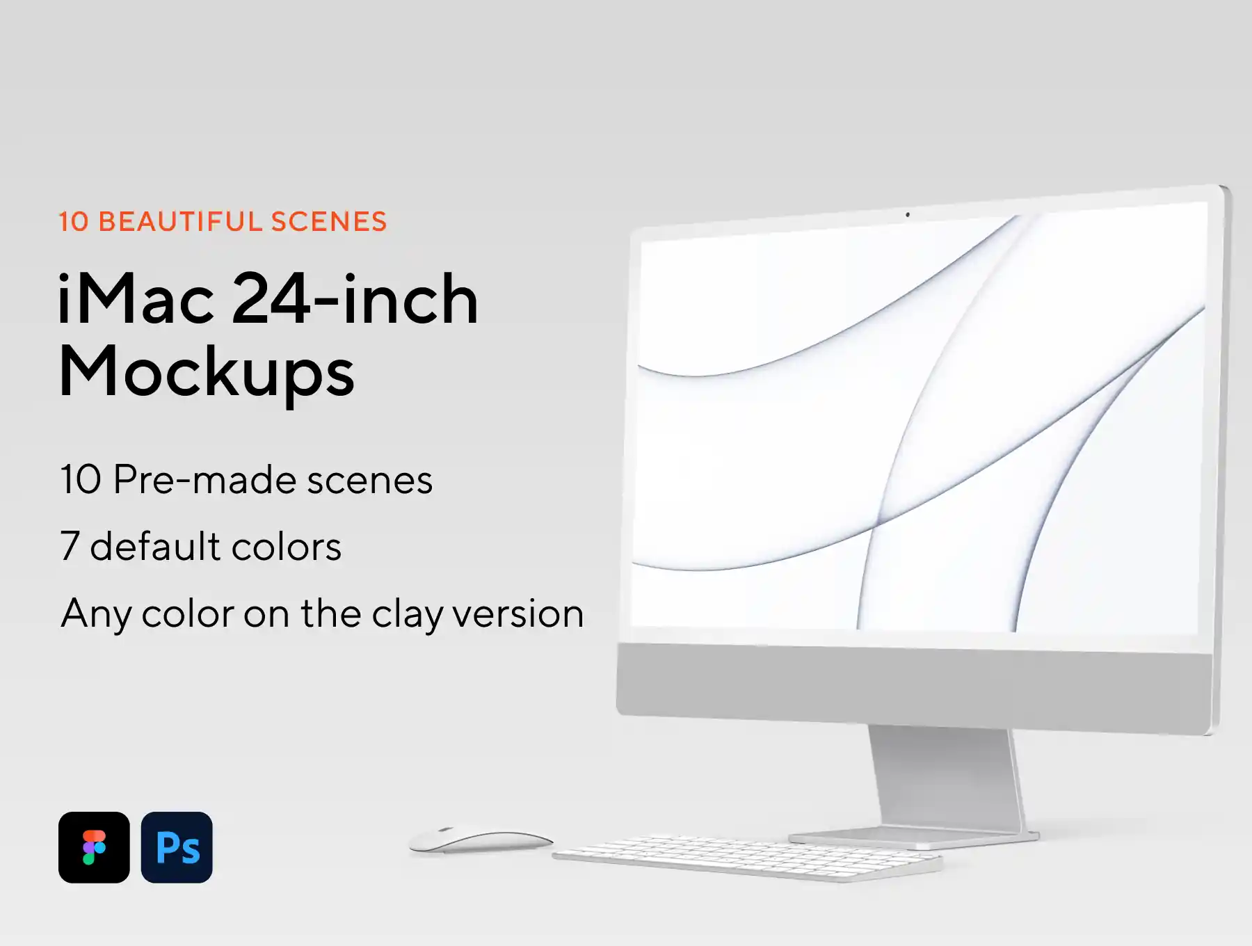 iMac 24-inch Mockups