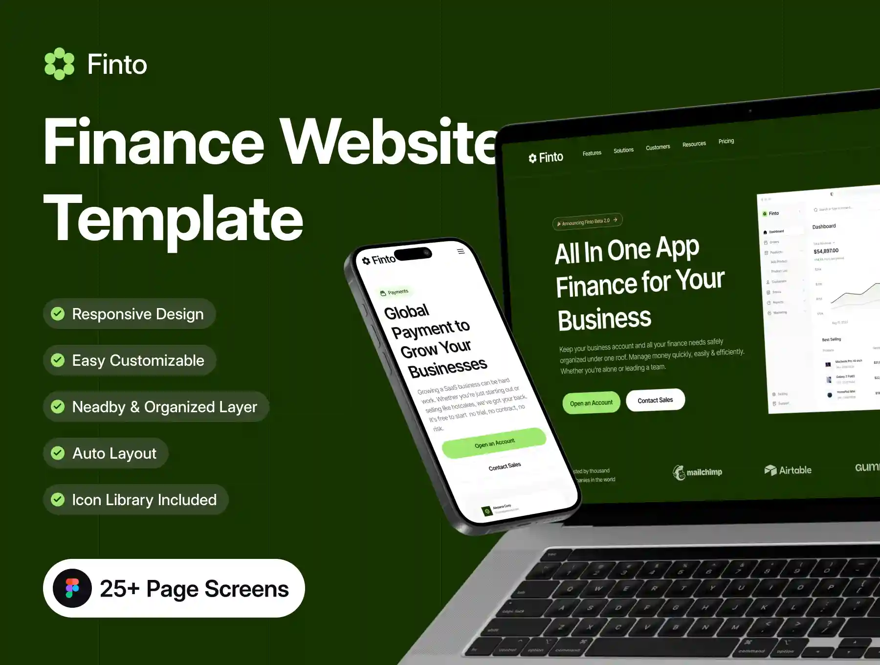 Finto - Finance Website Template