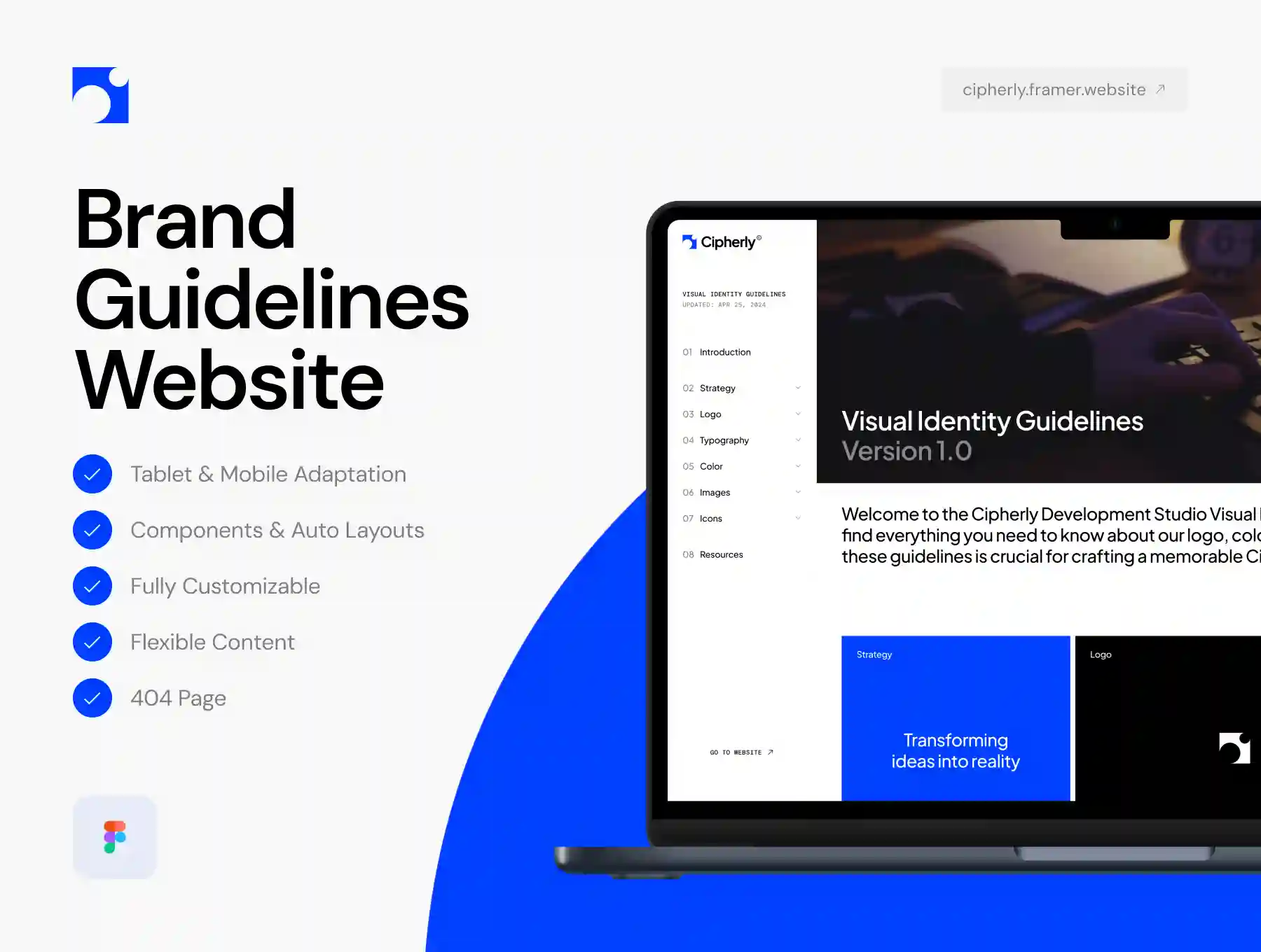 Cipherly — Brand Guidelines Website